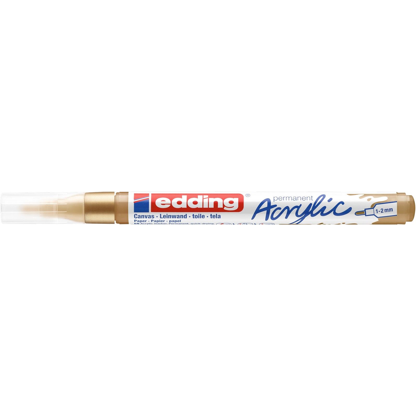 Edding 5000 • Acrylic marker fine Rich gold