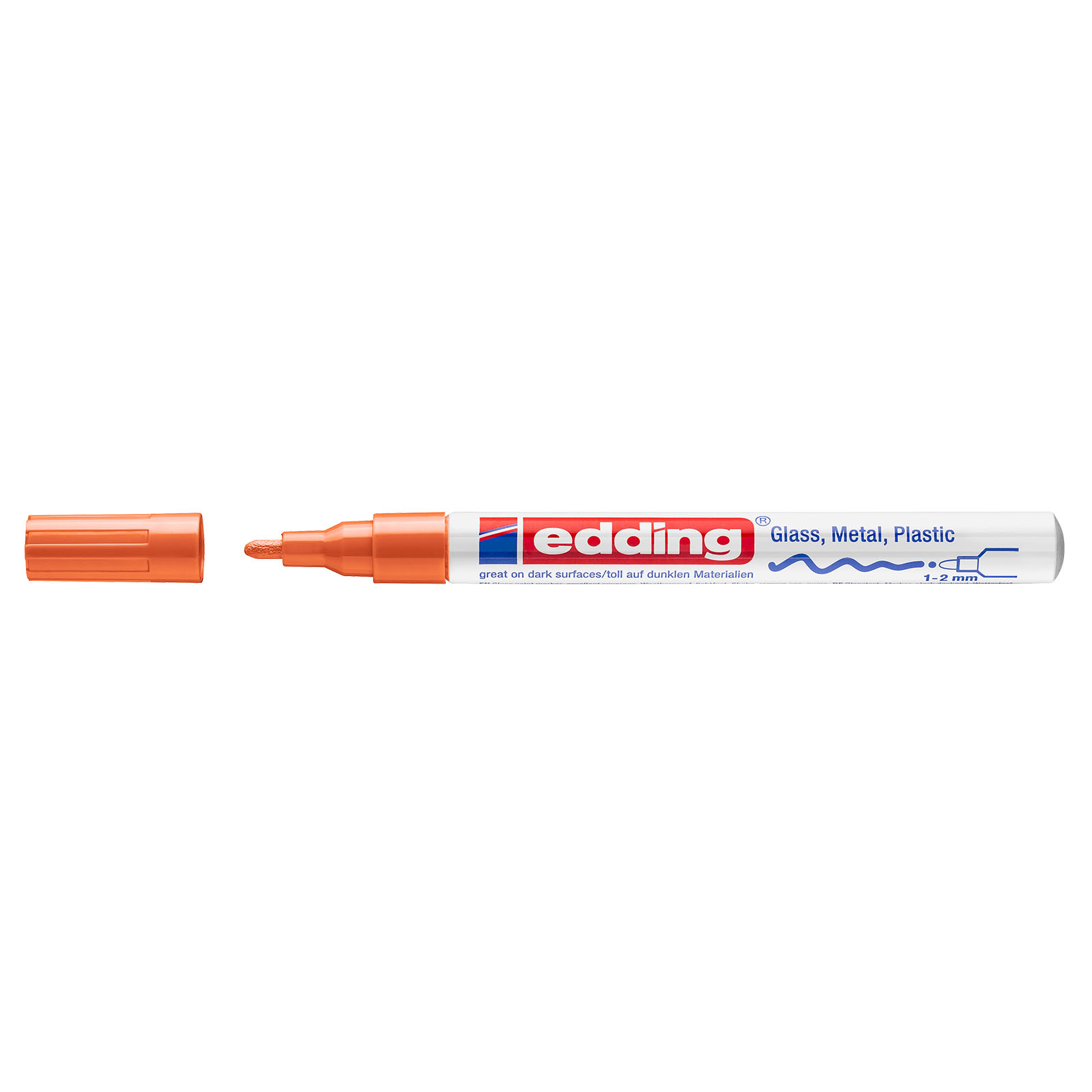 Edding 751 • Marcador de tinta opaca 1-2mm Naranja