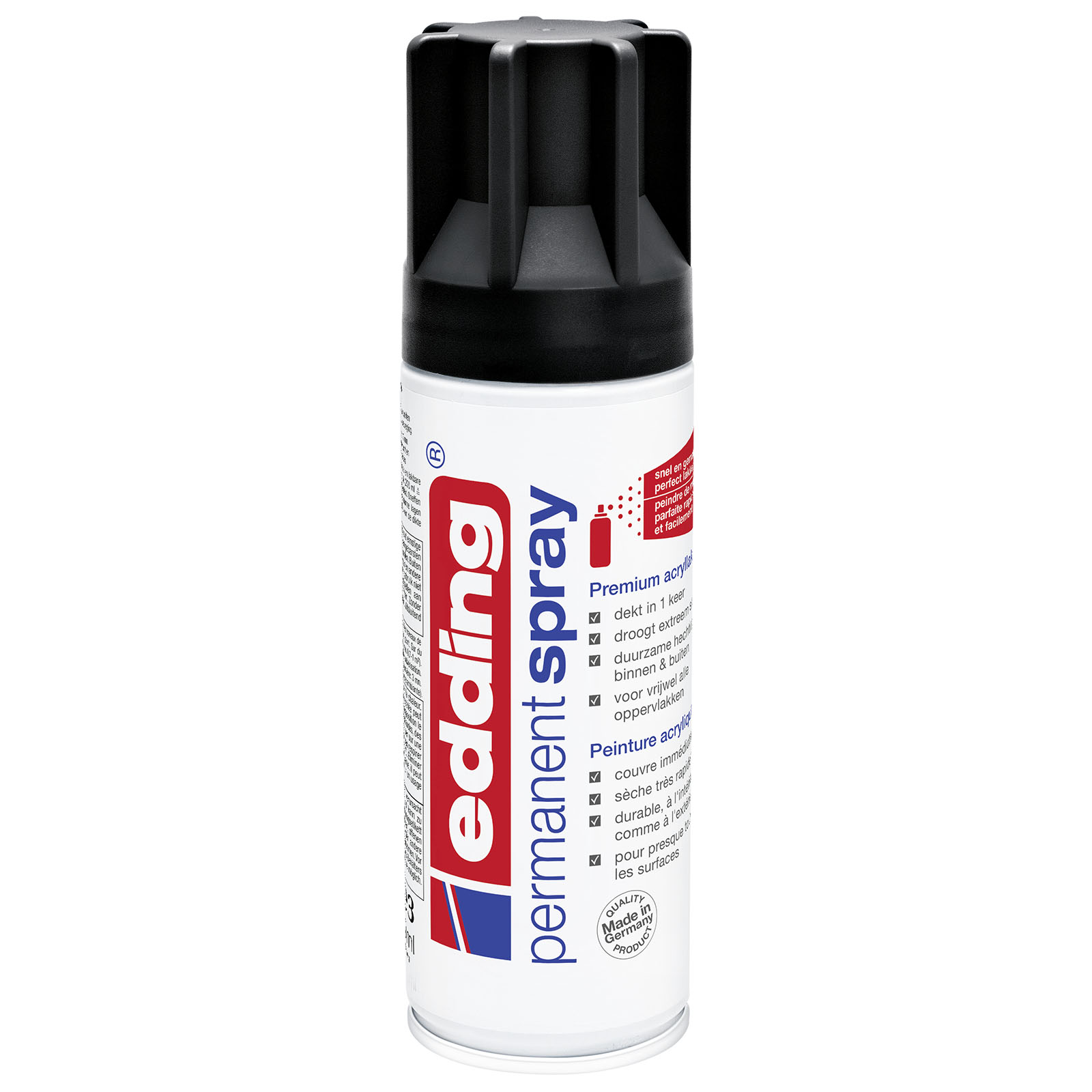 Edding 5200 • Permanent spray premium acrylic paint Black mat