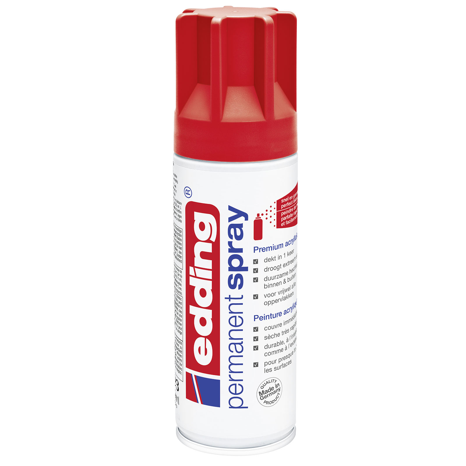 Edding 5200 • Permanent spray premium acrylic paint Traffic red mat