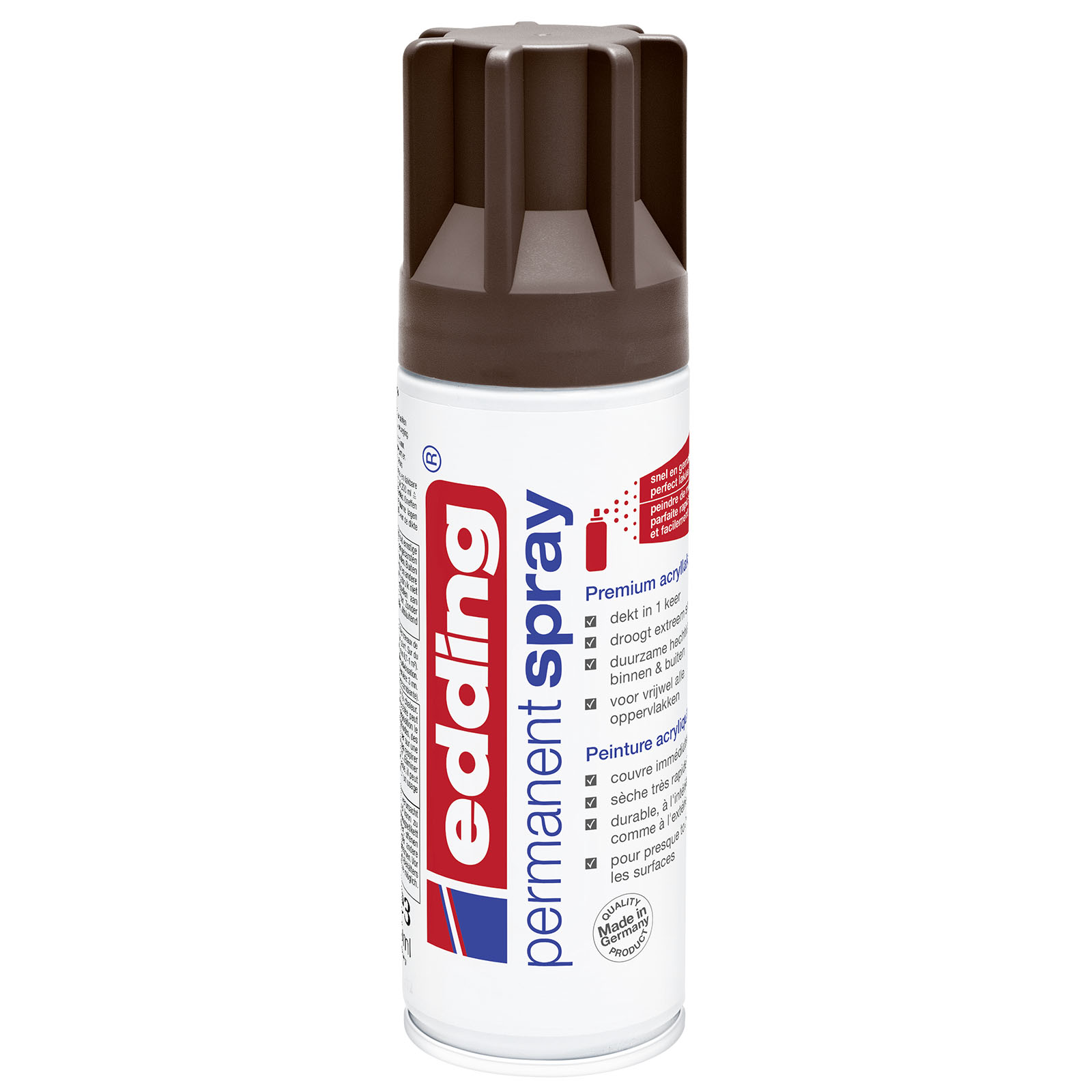Edding 5200 • Permanent spray premium acrylic paint Chocolate brown mat