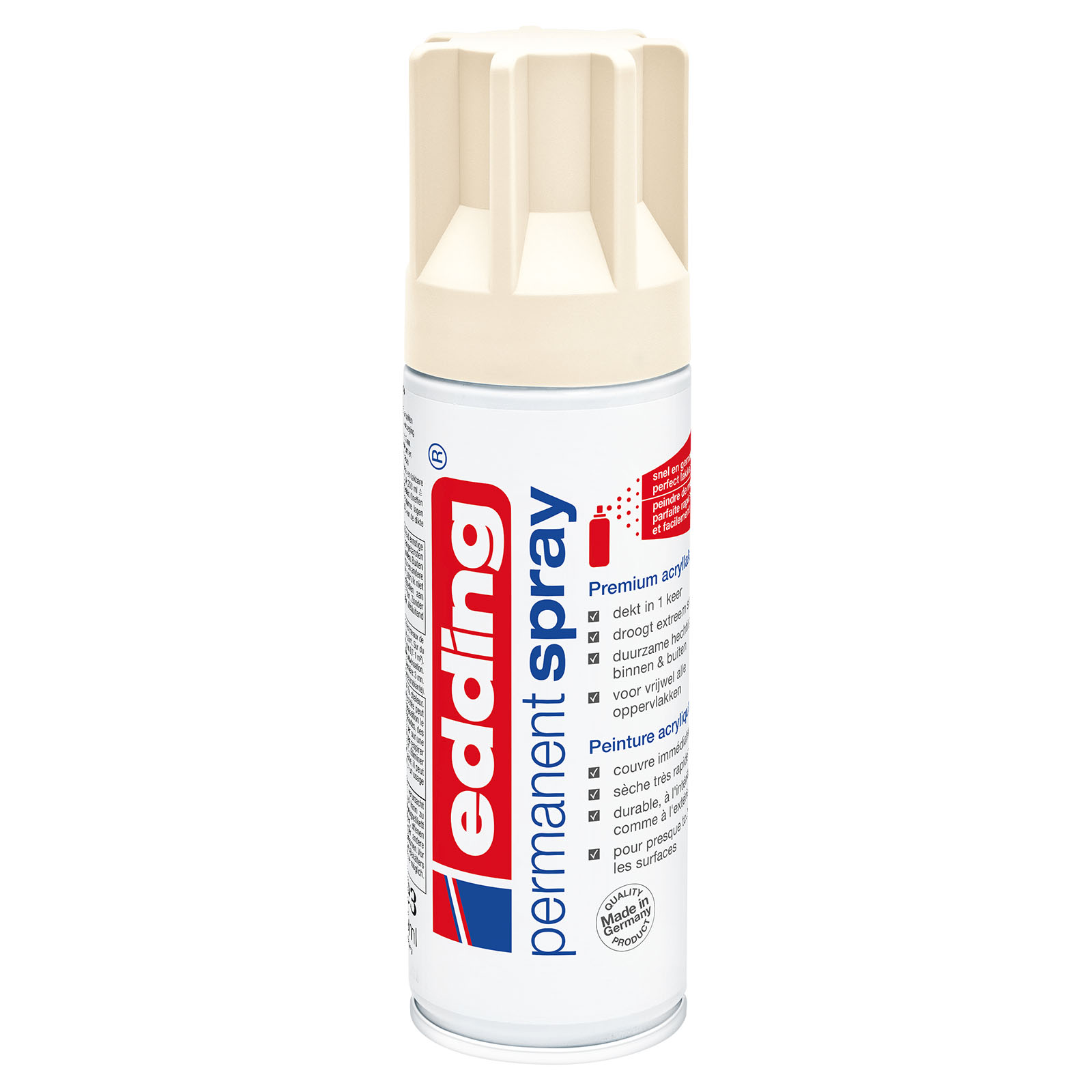 Edding 5200 • Permanent spray premium acrylic paint Light ivory mat
