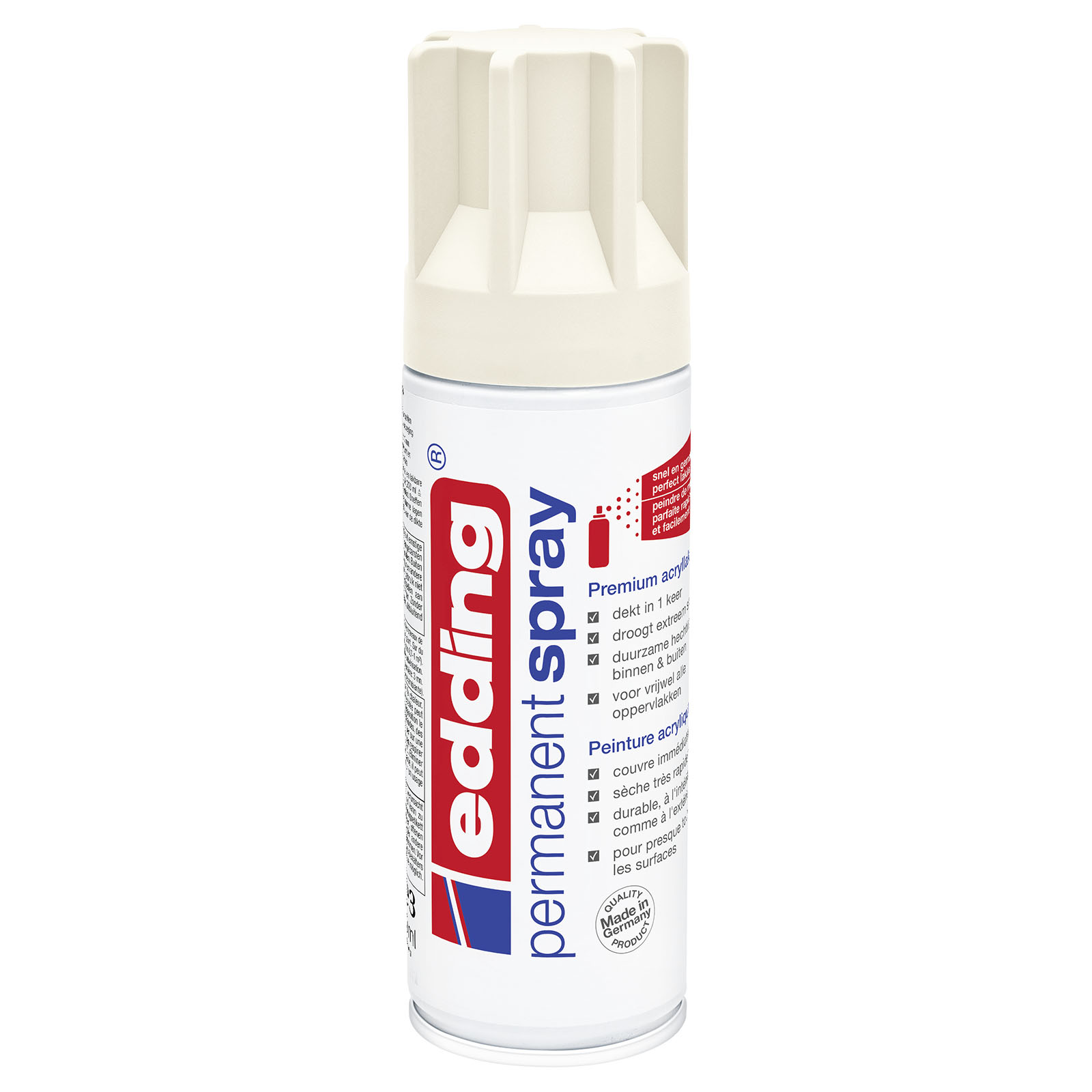 Edding 5200 • Permanent spray premium acrylic paint Cream white mat