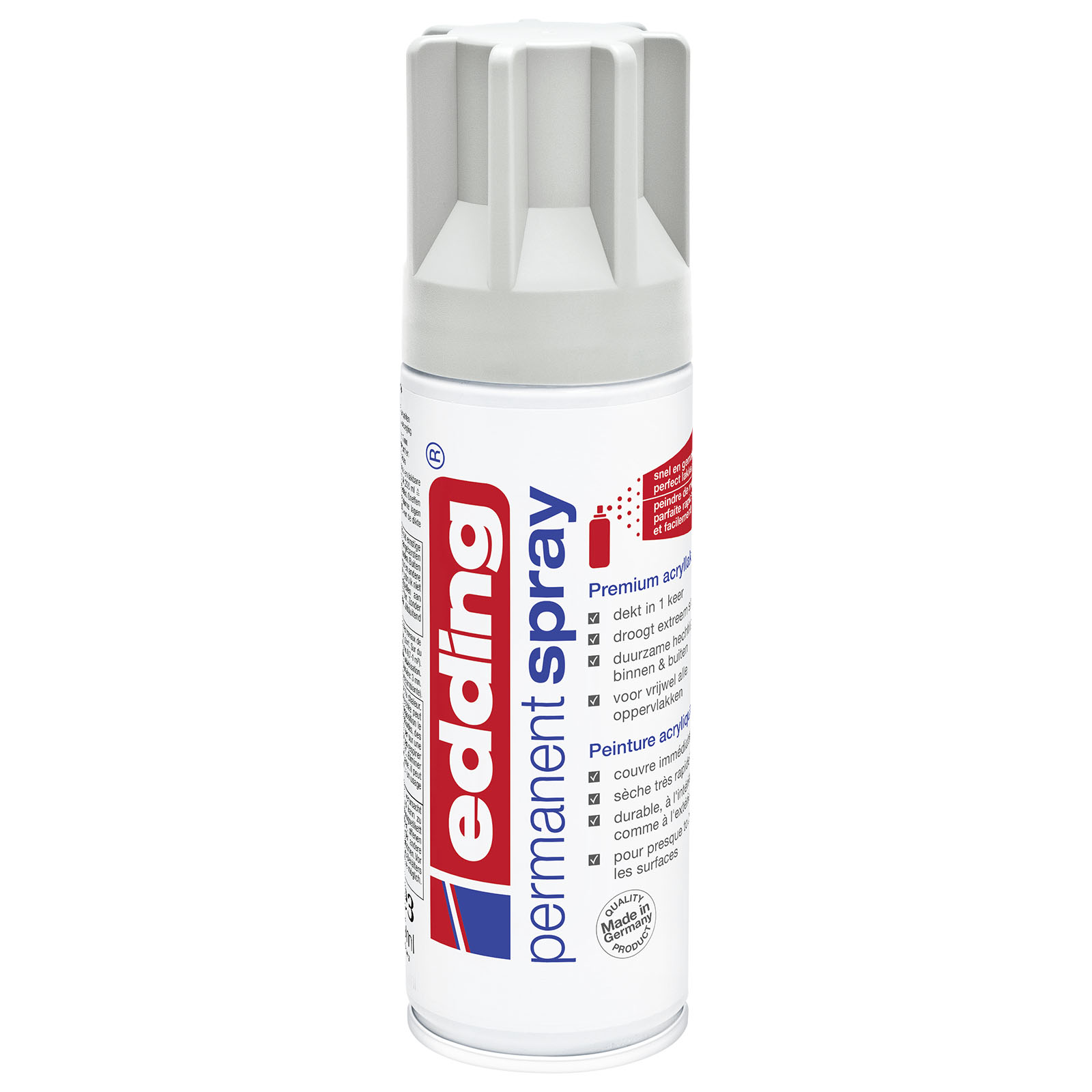 Edding 5200 • Permanent spray premium acrylic paint Light grey mat