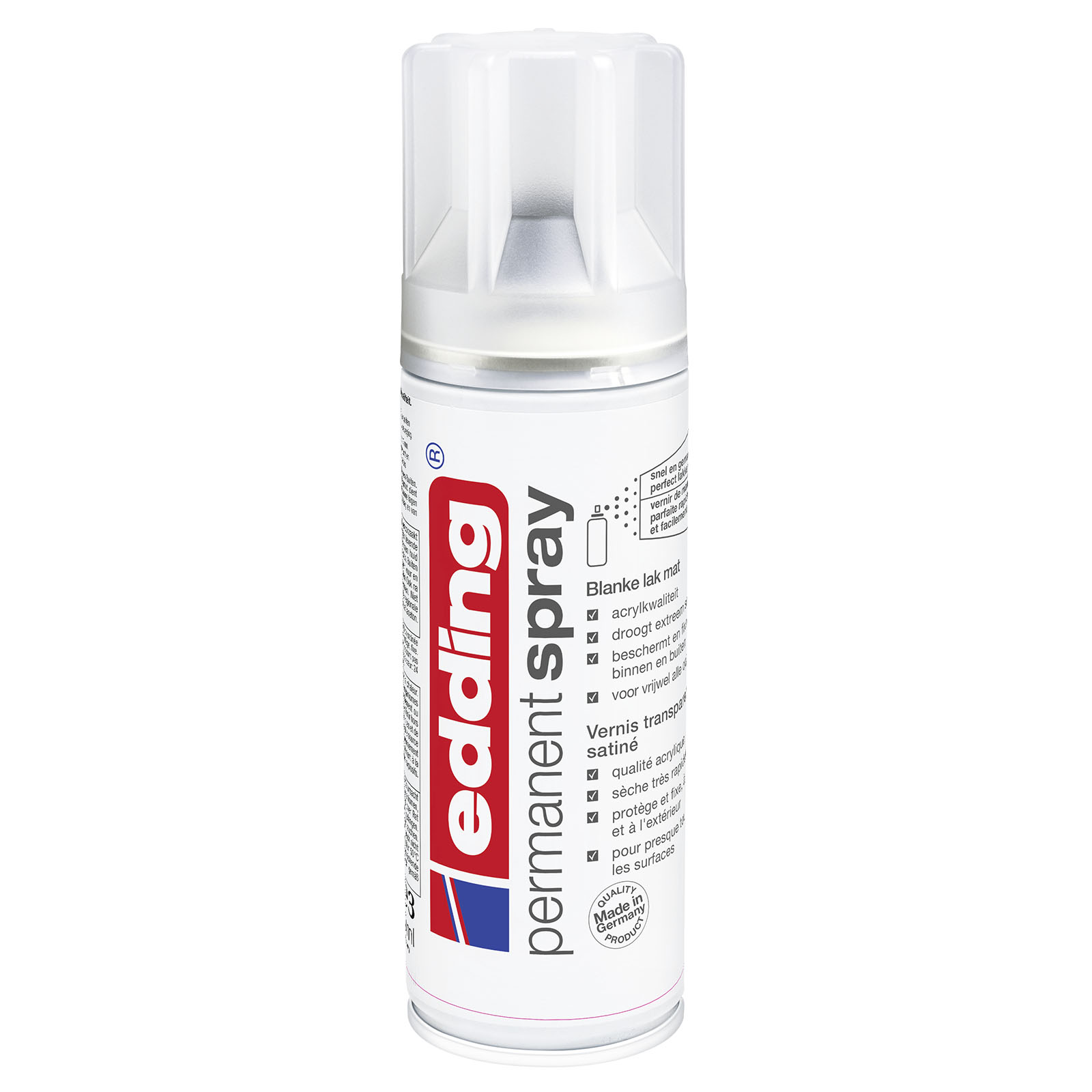 Edding 5200 • Spray permanente de laca transparante mate