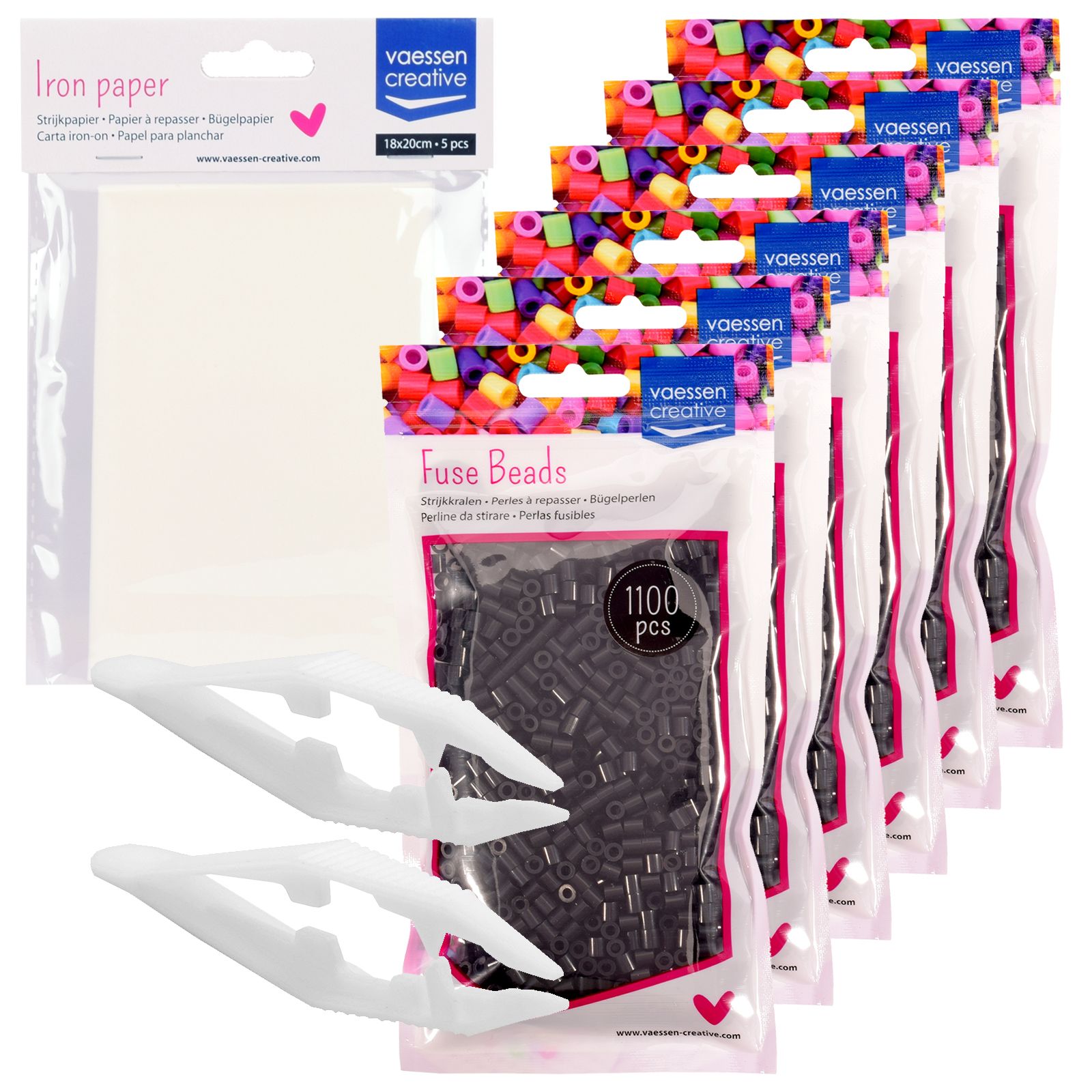 Vaessen Creative • Fuse bead craft kit Black 2