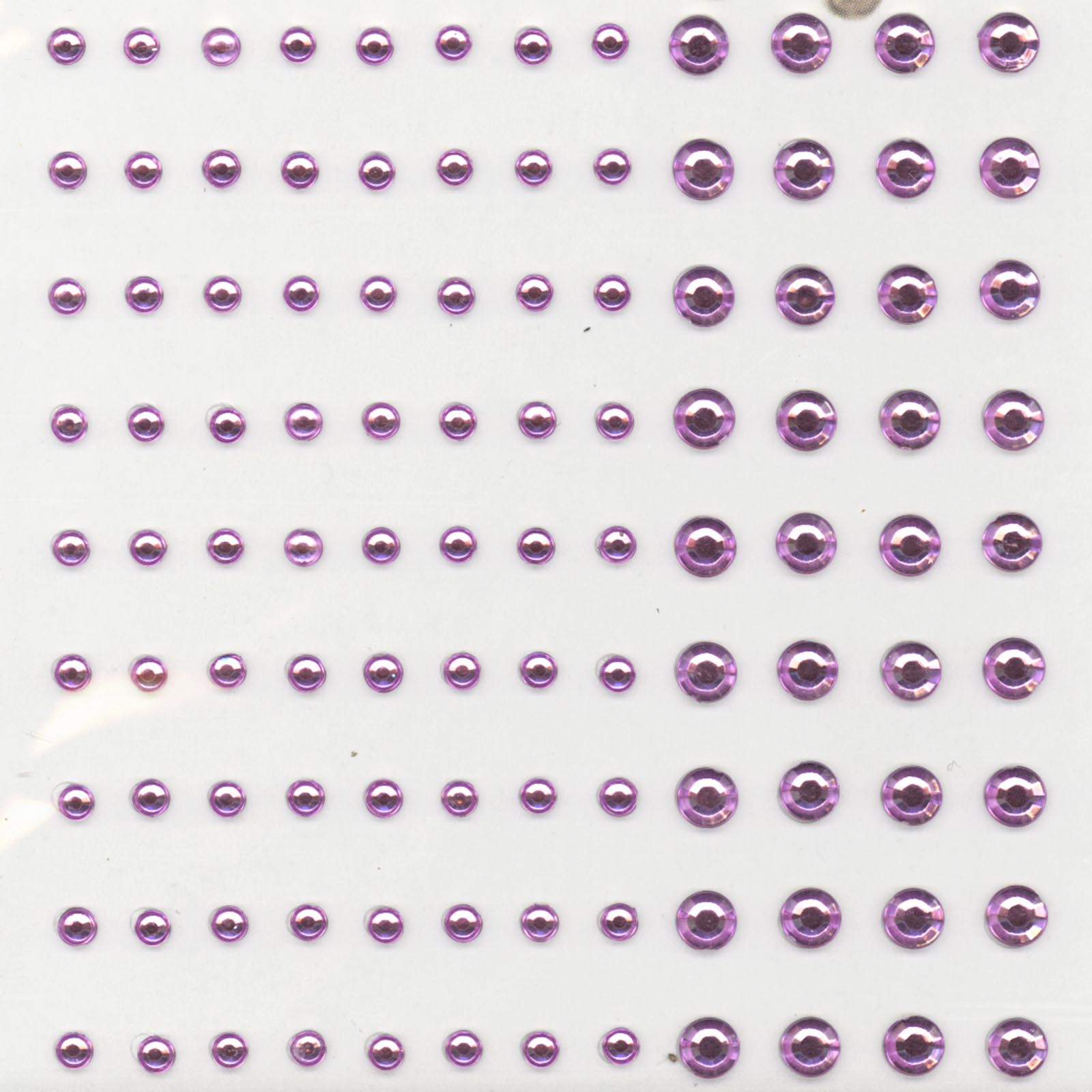 Vaessen Creative • Strass Stones Half Adhesive 3+5mm 108pcs Pink