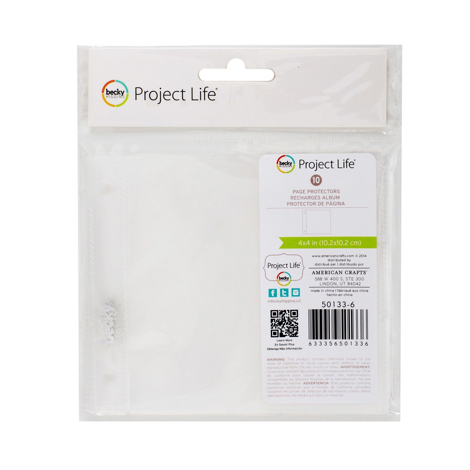 Project Life • Page Protectors 10pcs