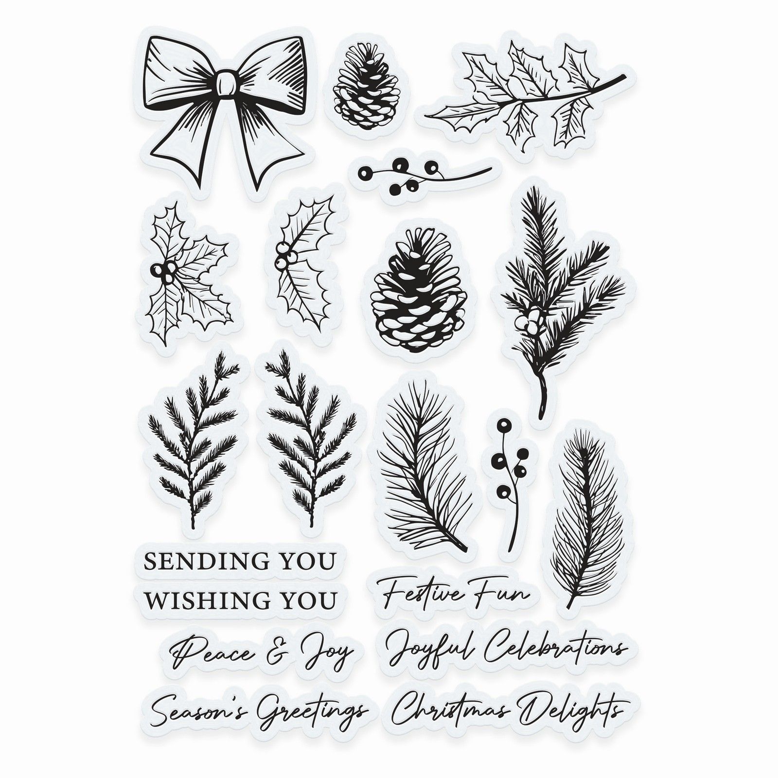 Tonic Studios • Timeless Tidings Stamp Set