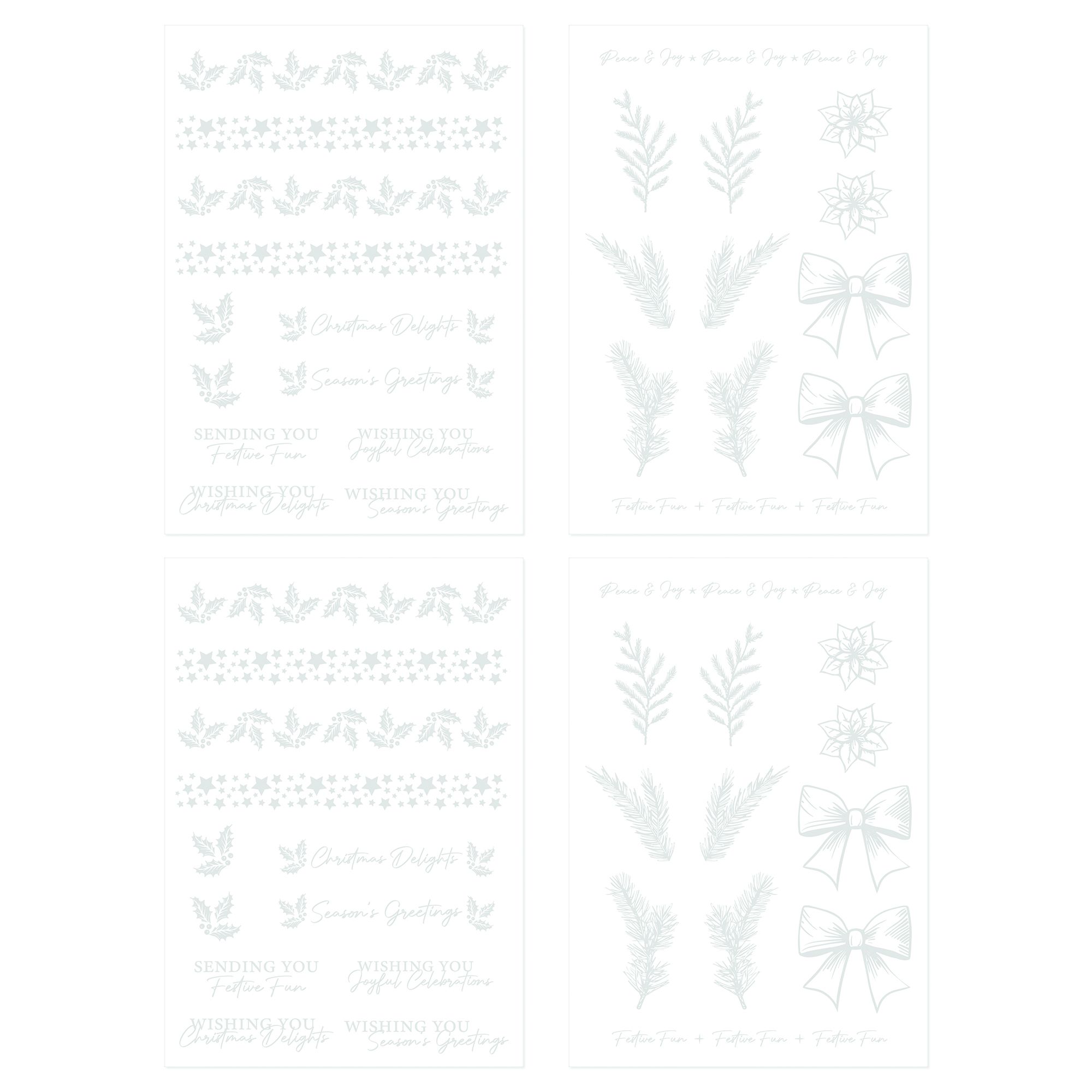 Tonic Studios • Timeless Tidings Foil Fusion Adhesive Sheets