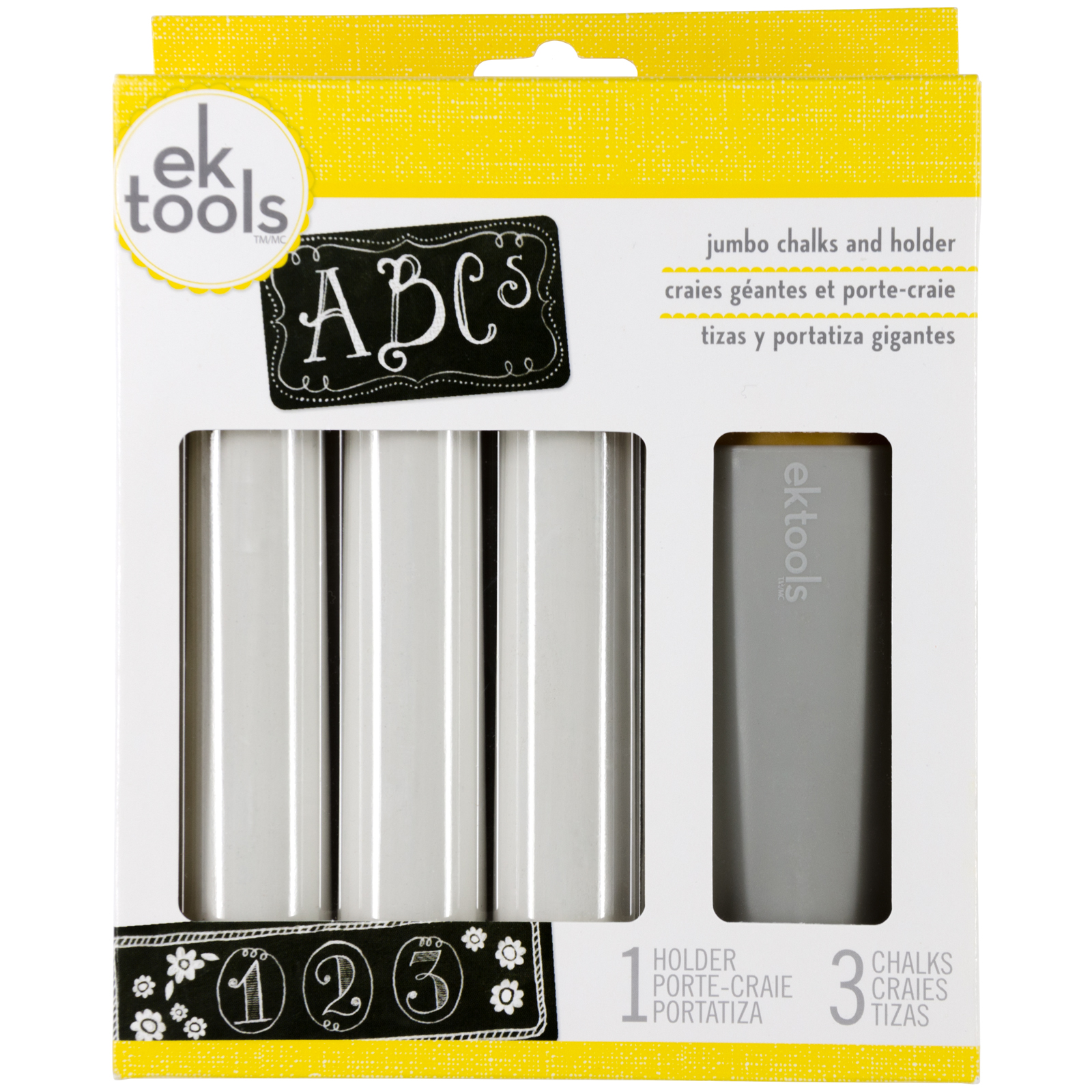 EK Tools • Chalk jumbo chalks and holder