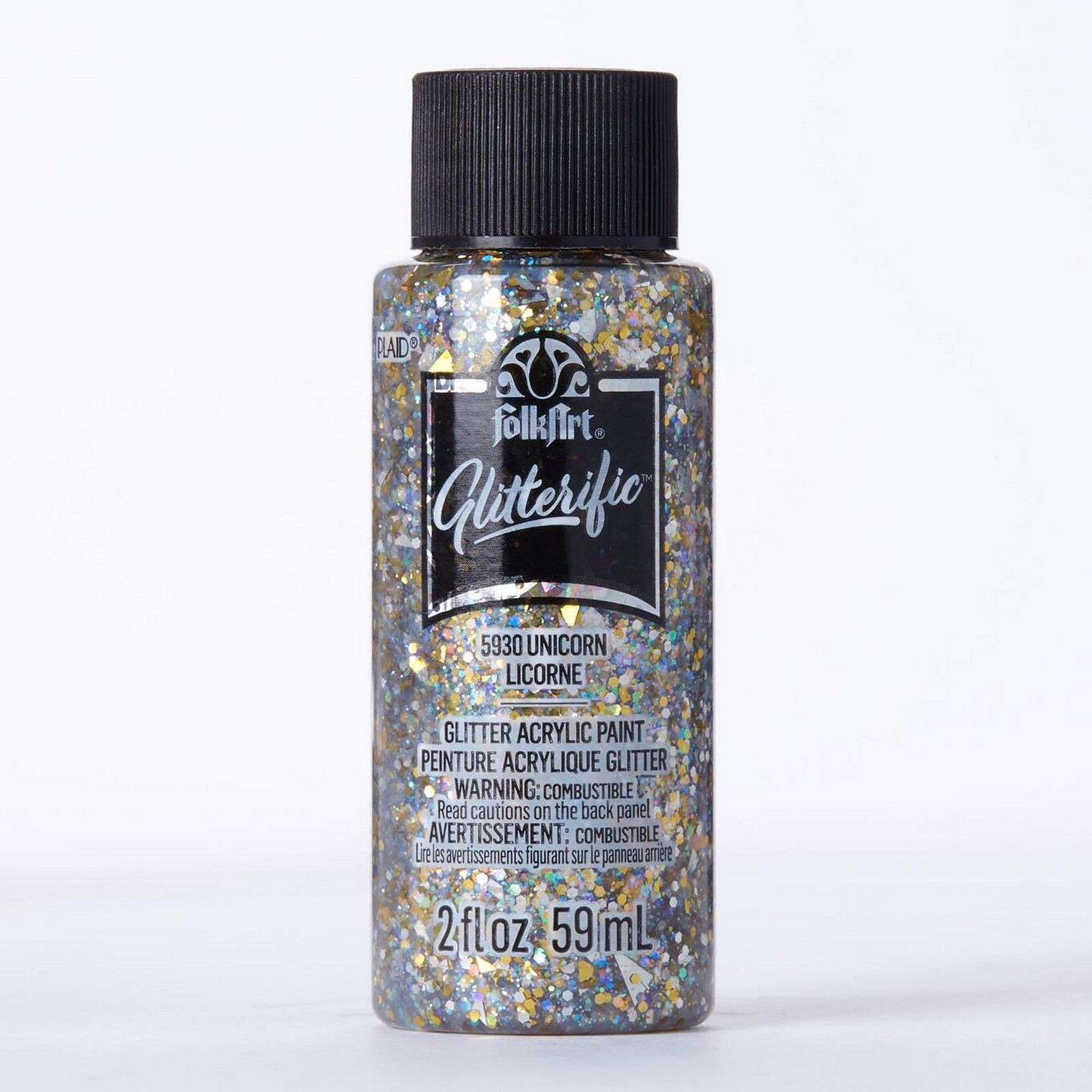 Folkart • Glitterific Acrylic Paint Unicorn 59ml