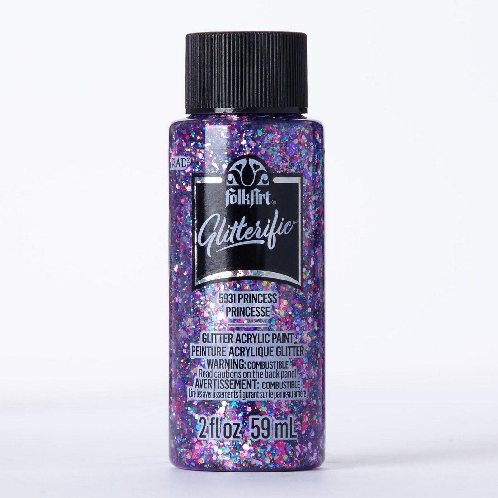 Folkart • Glitterific Acrylic Paint Princess 59ml