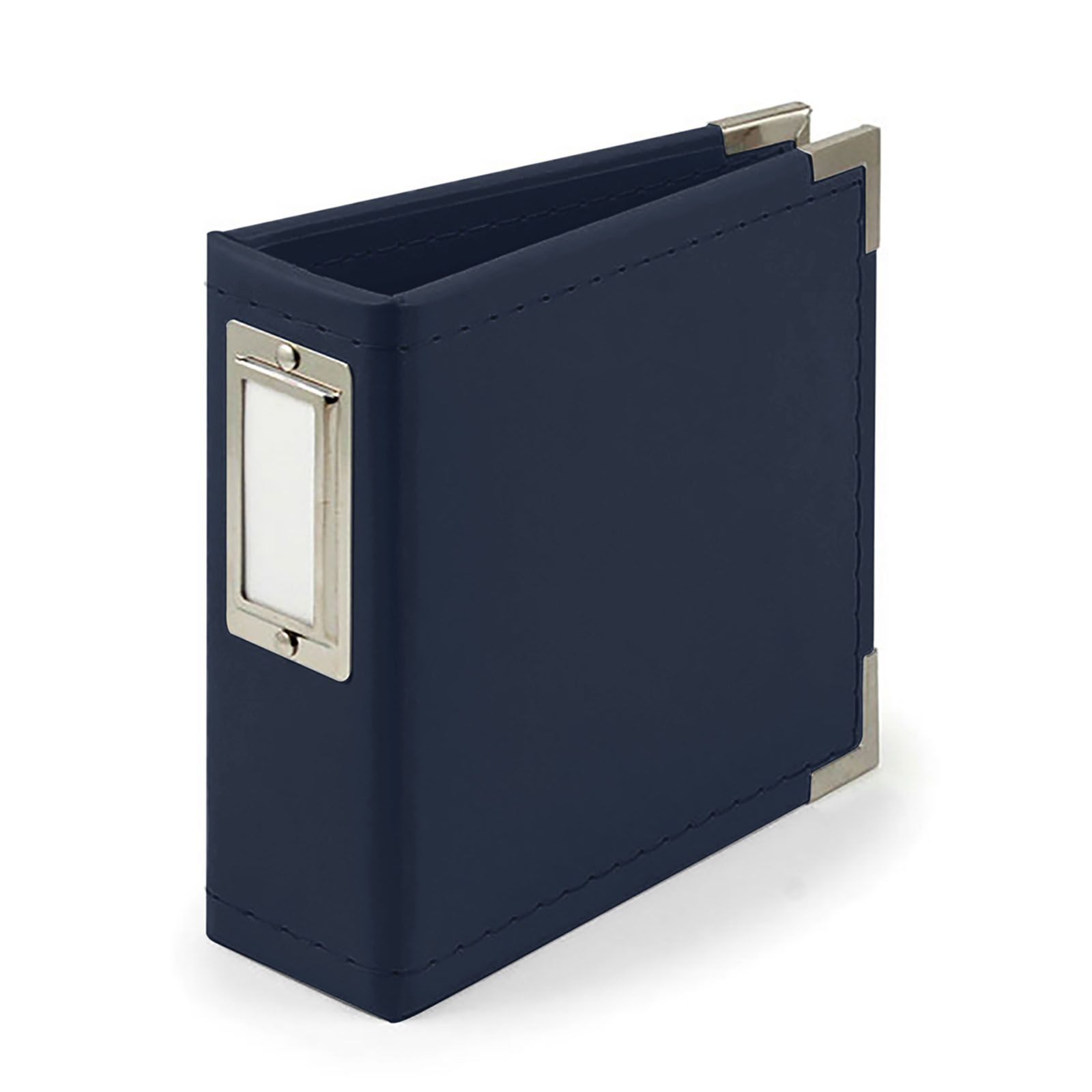 We R Makers • Classic Leather Ring Album Navy 10,1x10,1cm