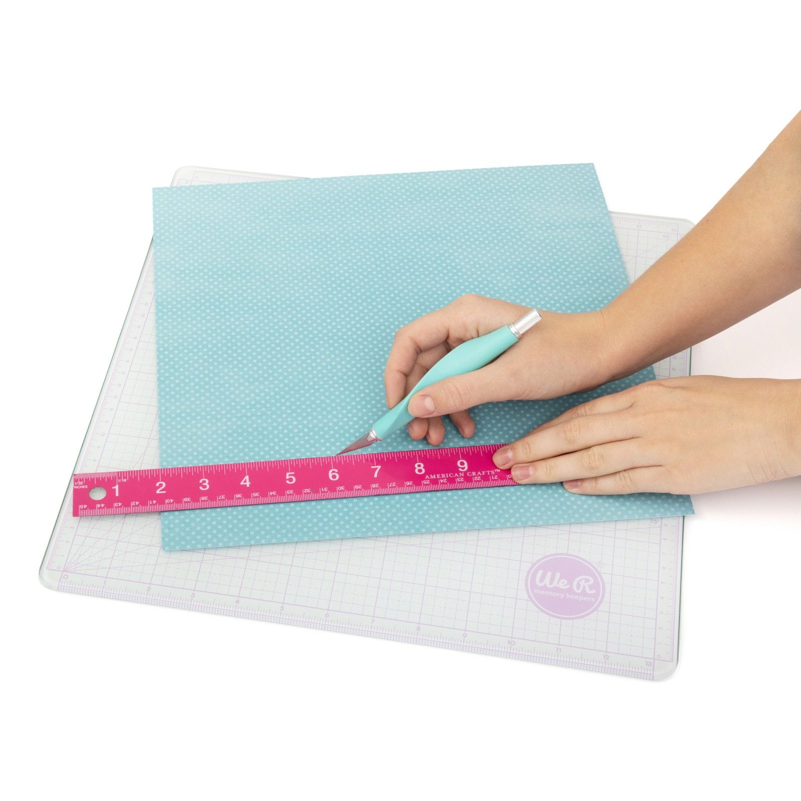 We R Makers • Precision glass cutting mat Lilac