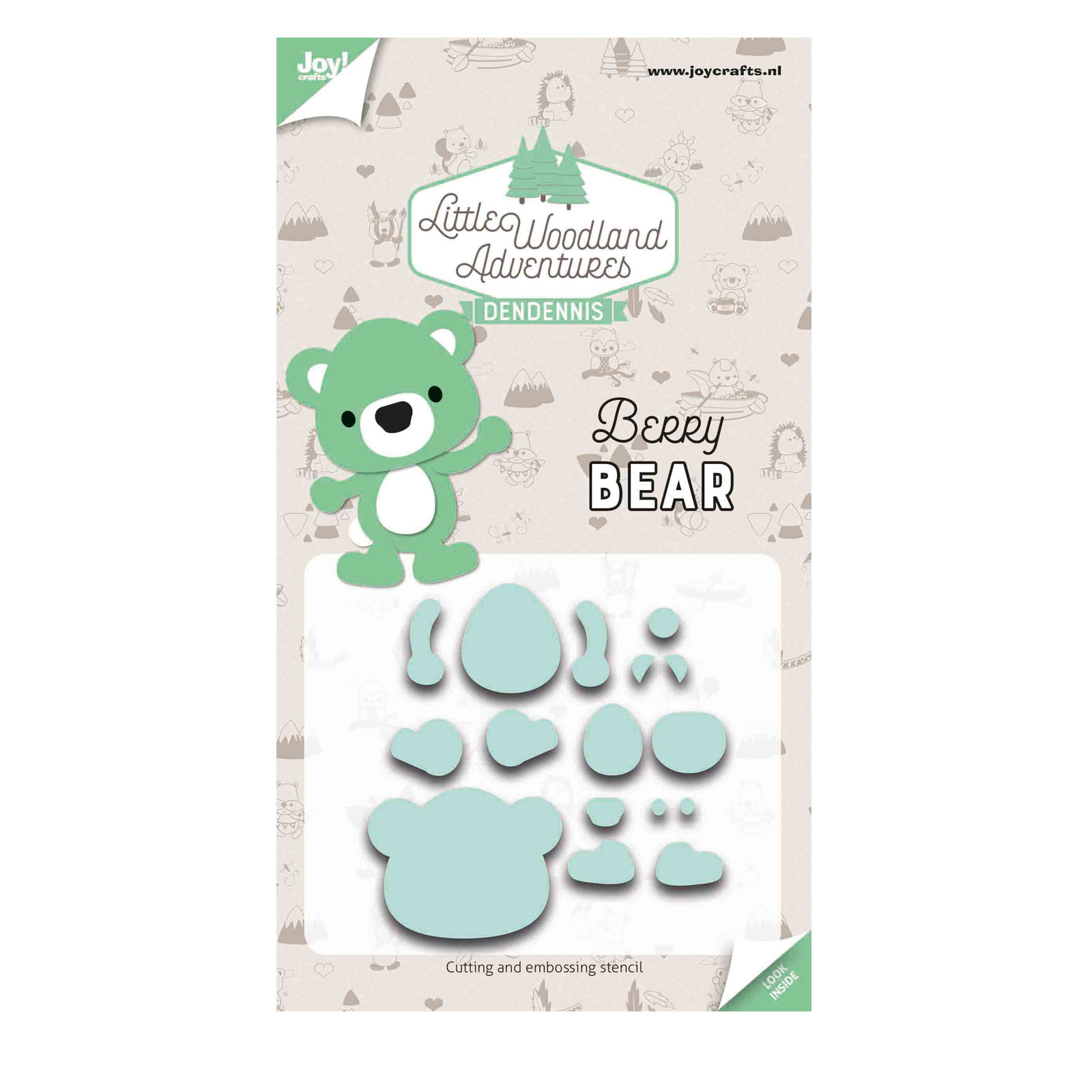 Joy!Crafts • Cut- embosstencil LWA Berry Bear