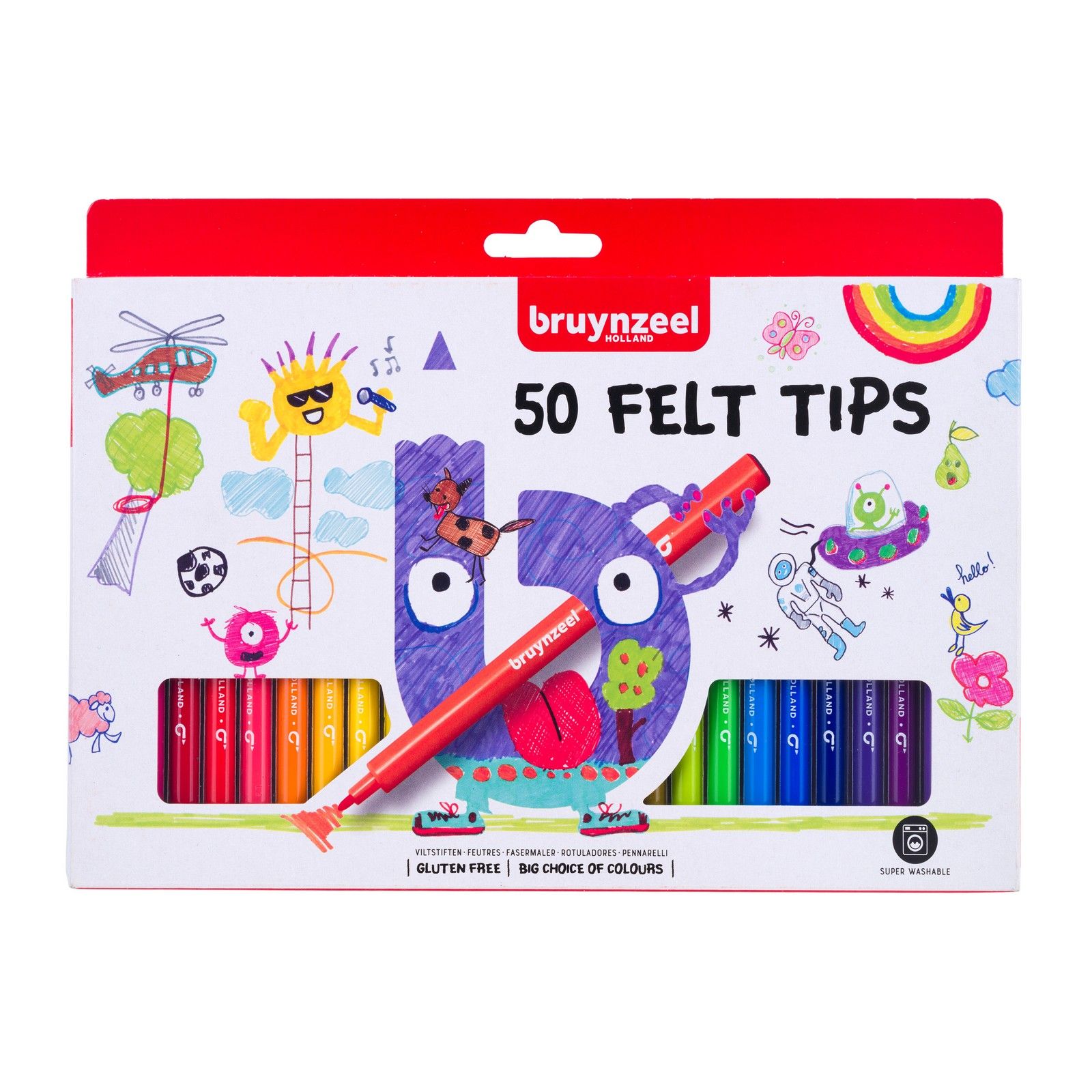 Bruynzeel • Filzstifte Set 50 Farben