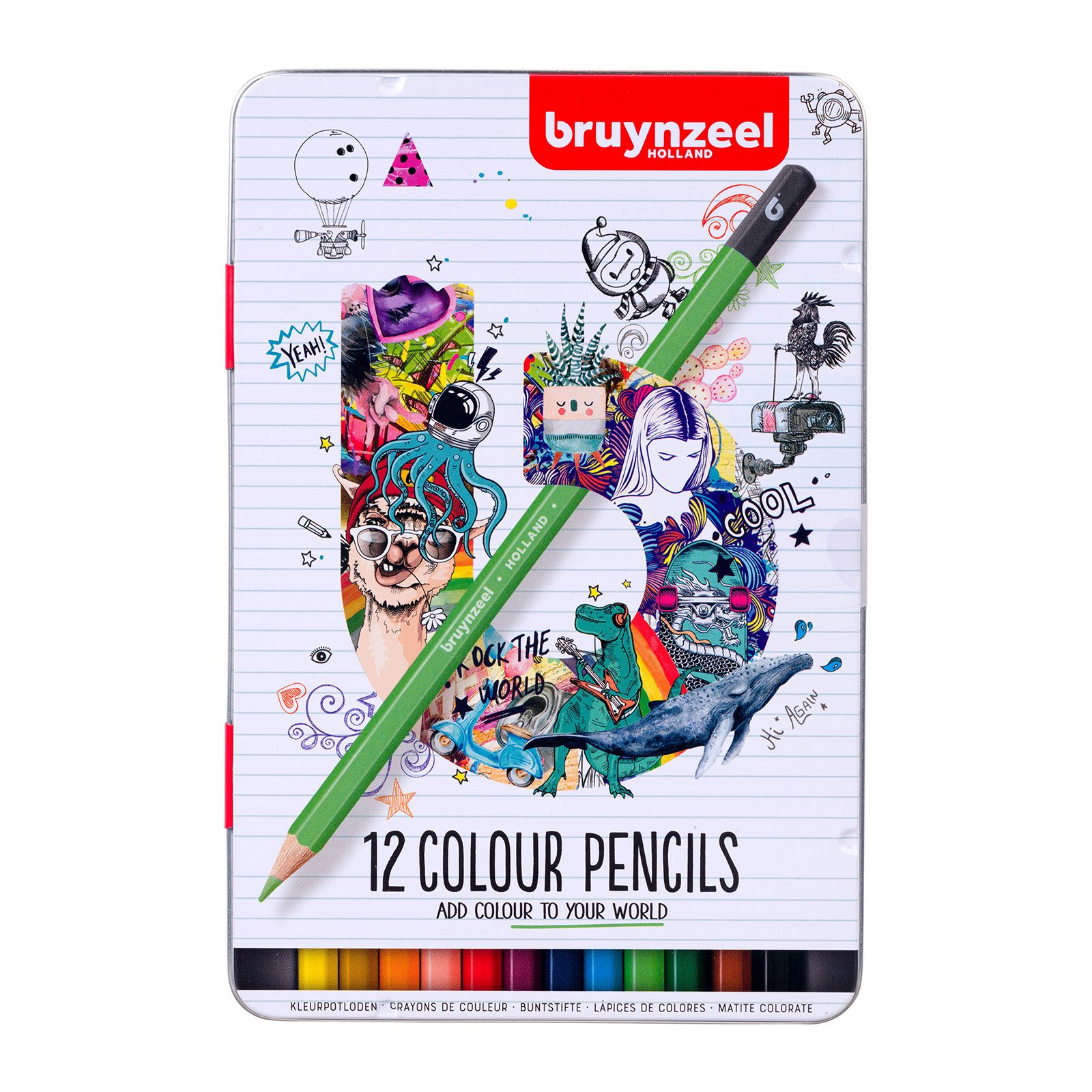 Bruynzeel • Colour pencils set 12pieces