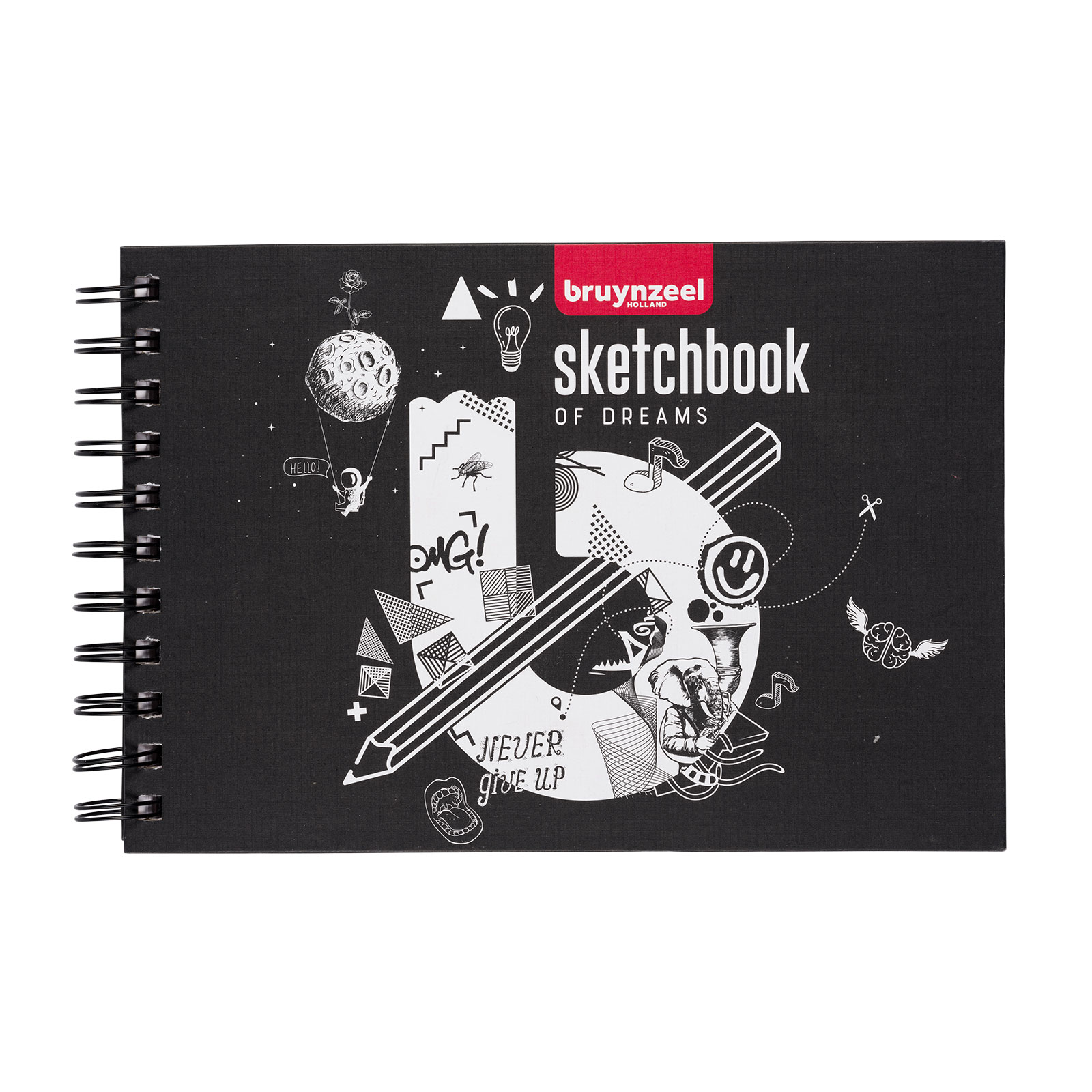 Bruynzeel • Sketchbook of dreams A5 met spiraal 80 vel