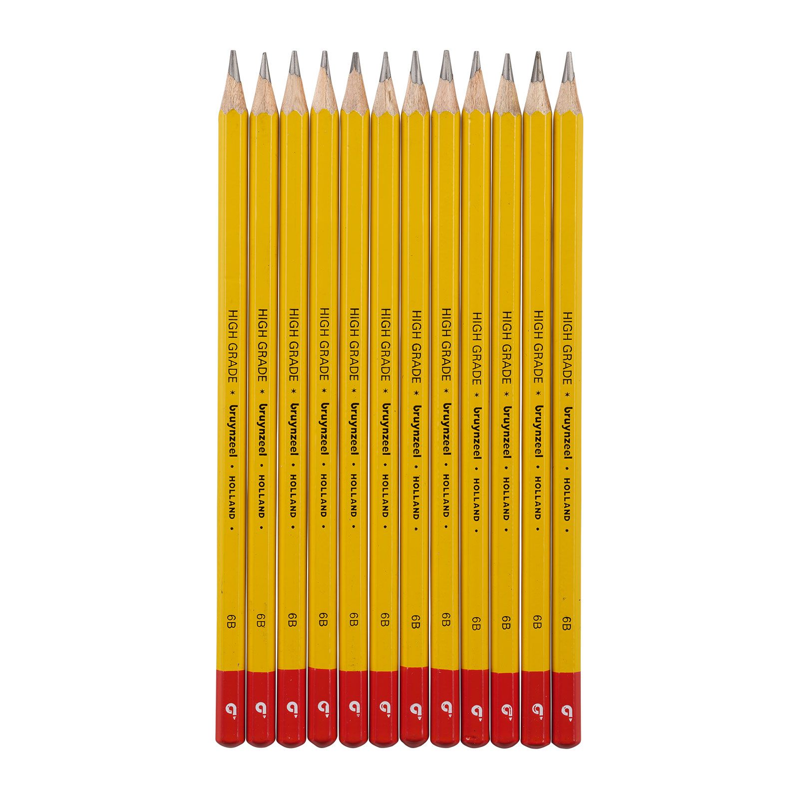Bruynzeel • Burotek 6B graphite pencils
