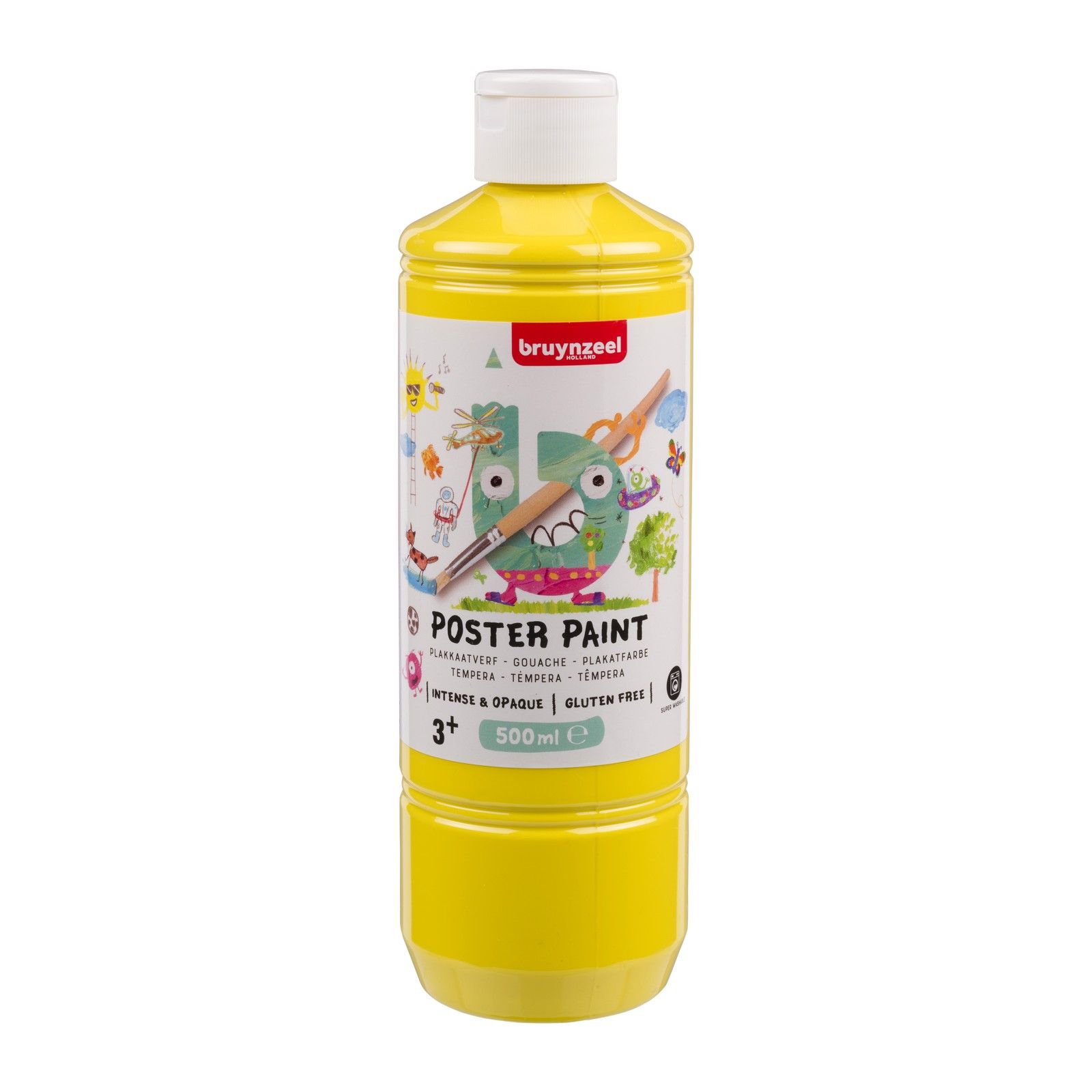 Bruynzeel • Gouache 500ml Jaune primaire