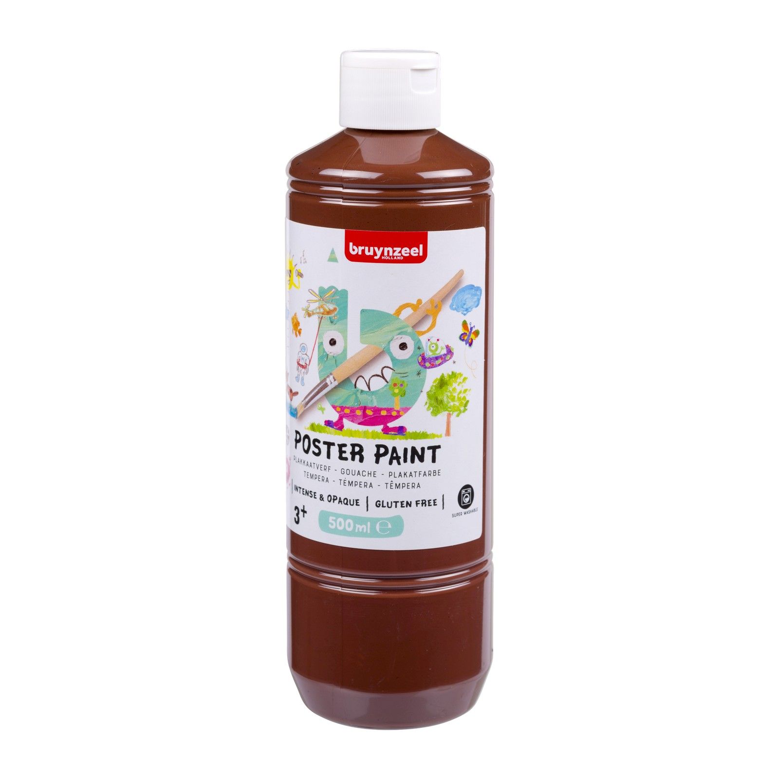 Bruynzeel • Gouache 500ml Brun