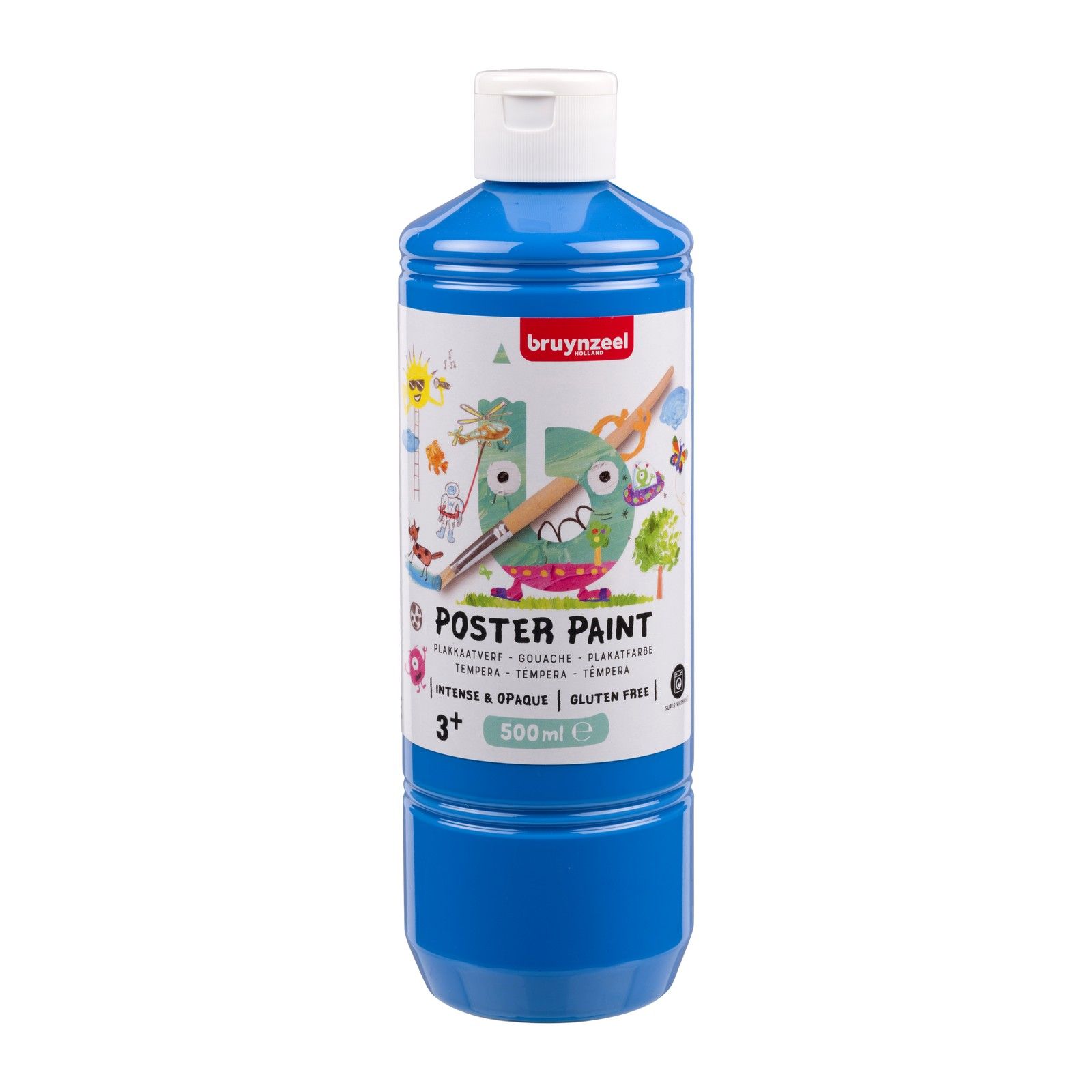 Bruynzeel • Gouache 500ml Bleu clair