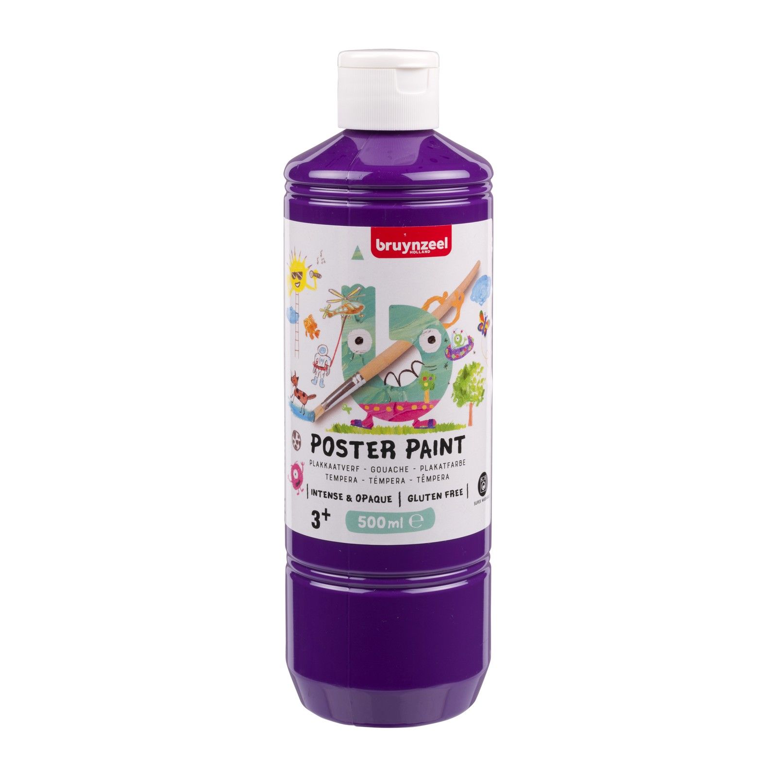 Bruynzeel • Gouache 500ml Pourpre