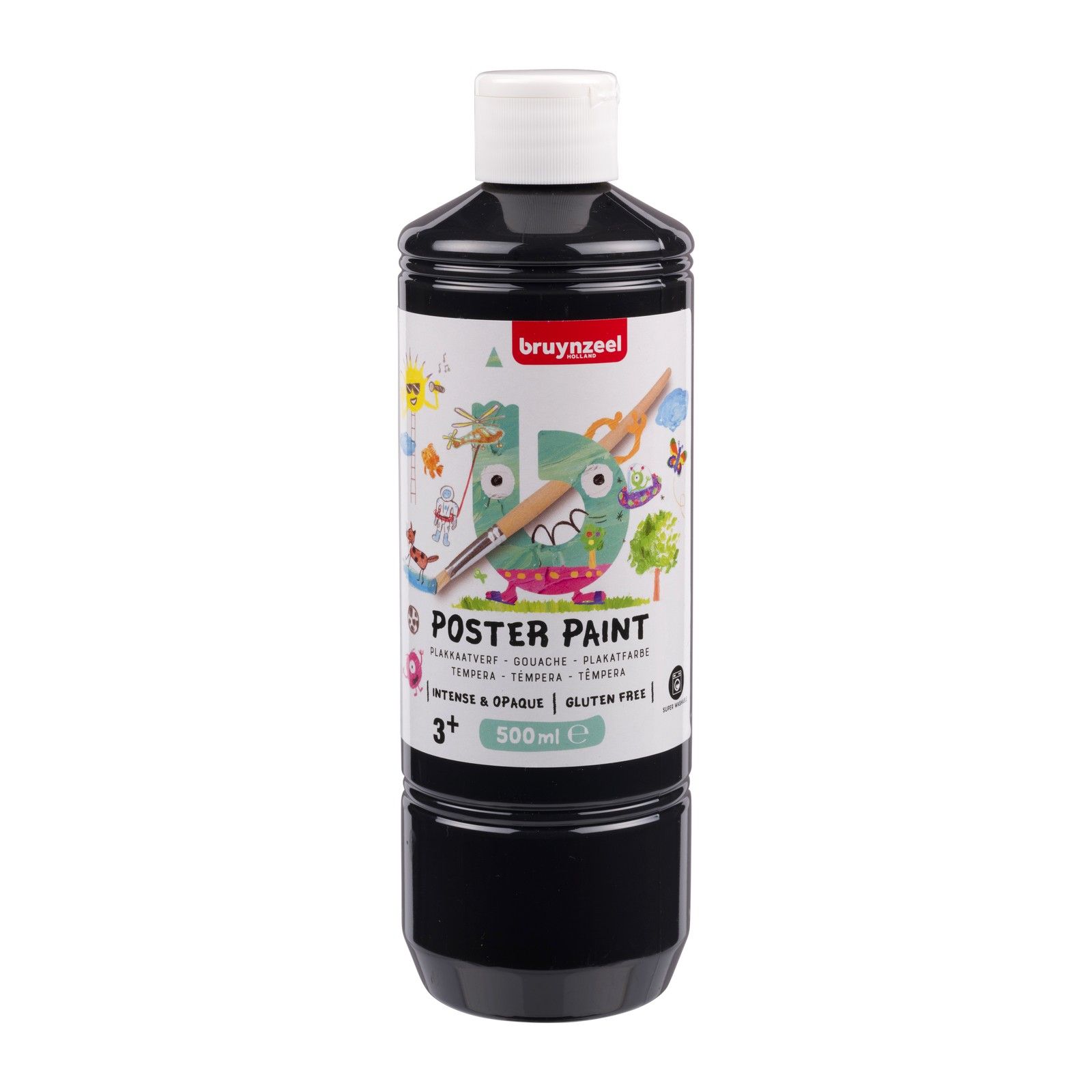 Bruynzeel • Gouache 500ml Noir