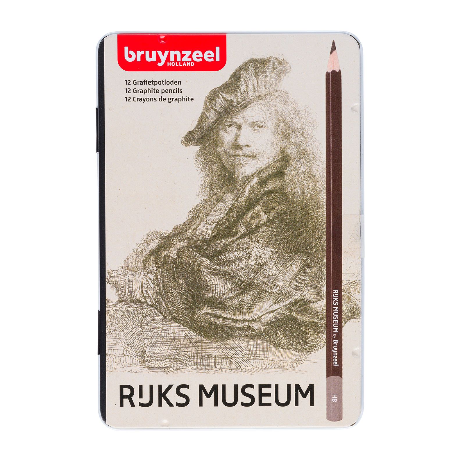 Bruynzeel • Grafietpotloden van Rijn blik 12