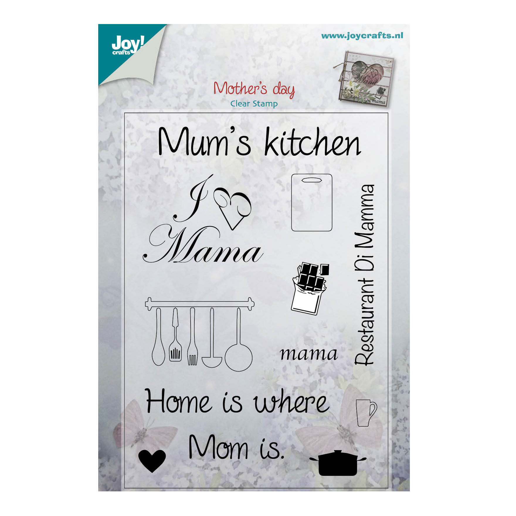 Joy!Crafts • Tampon transparent English "Mother's day"