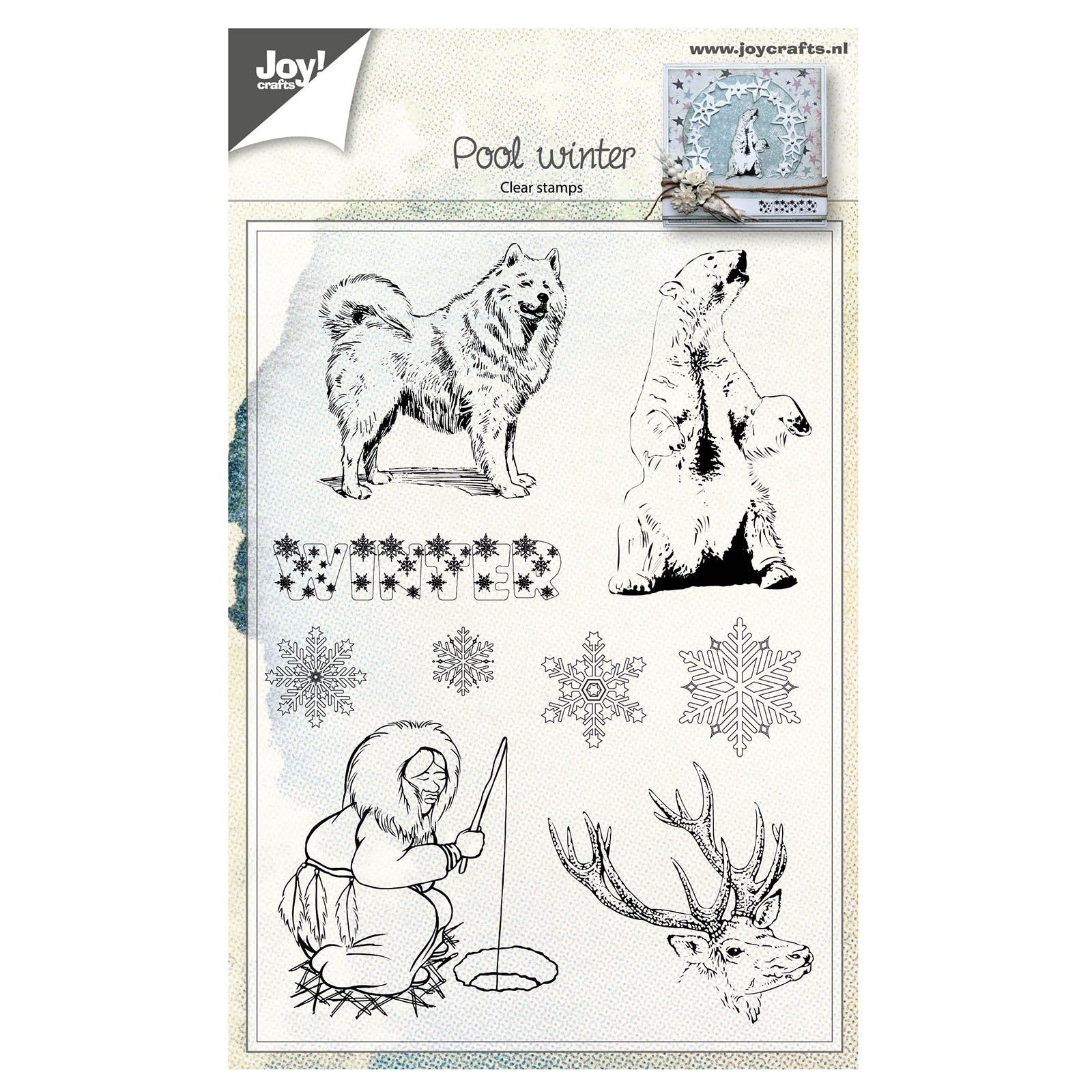Joy!Crafts • Clear stamp Pool winter 105x148mm