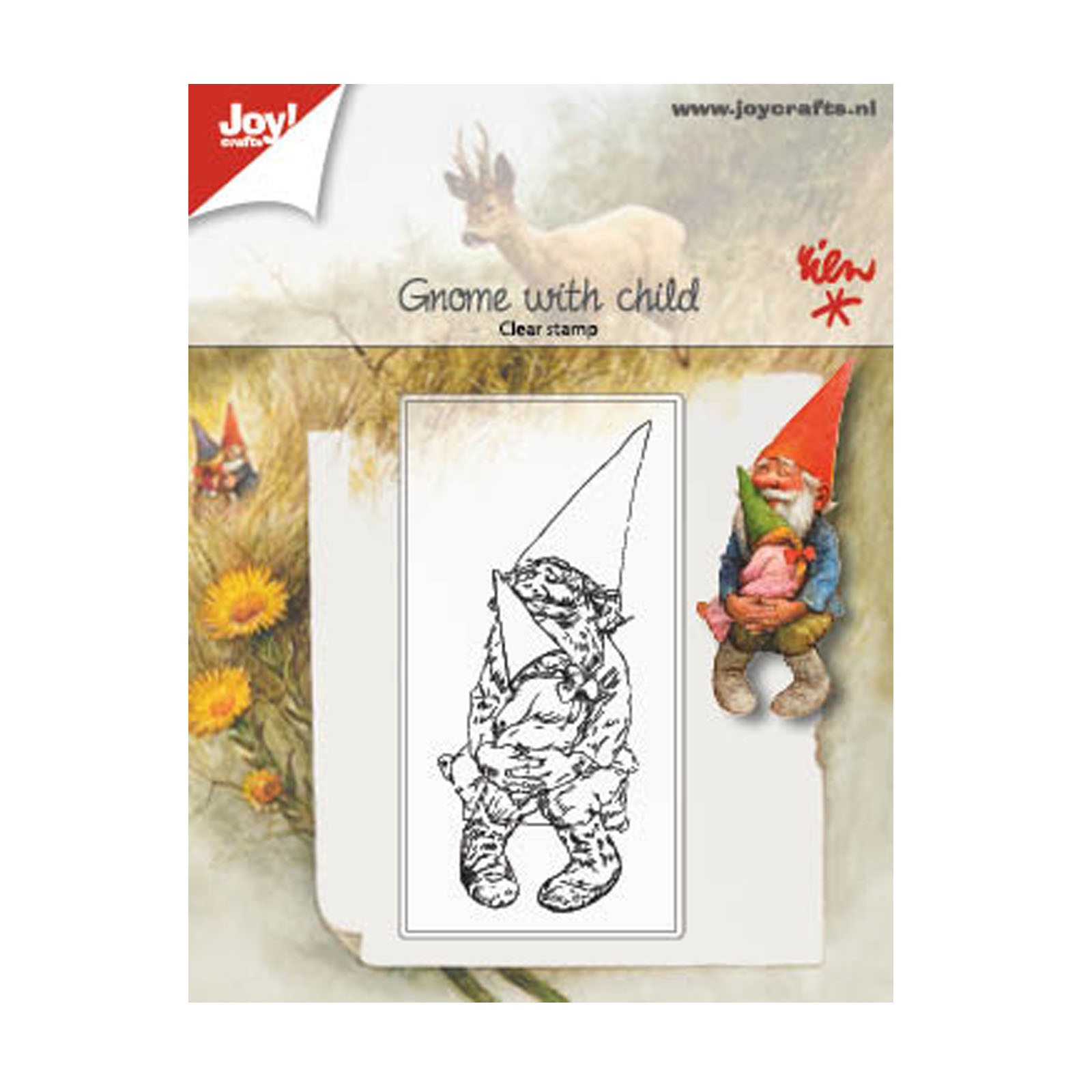 Joy!Crafts • Clear stamp gnome with child