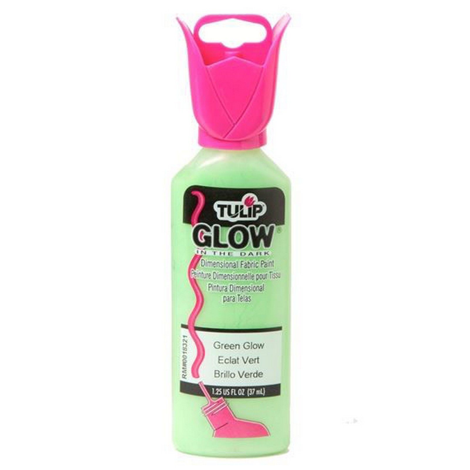 Tulip • Dimensional Fabric Paint Glow Green 37ml