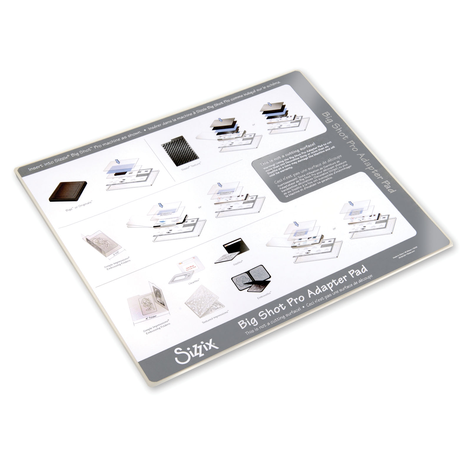 Sizzix • Accessorio Big Shot Pro Pad adattatore standard