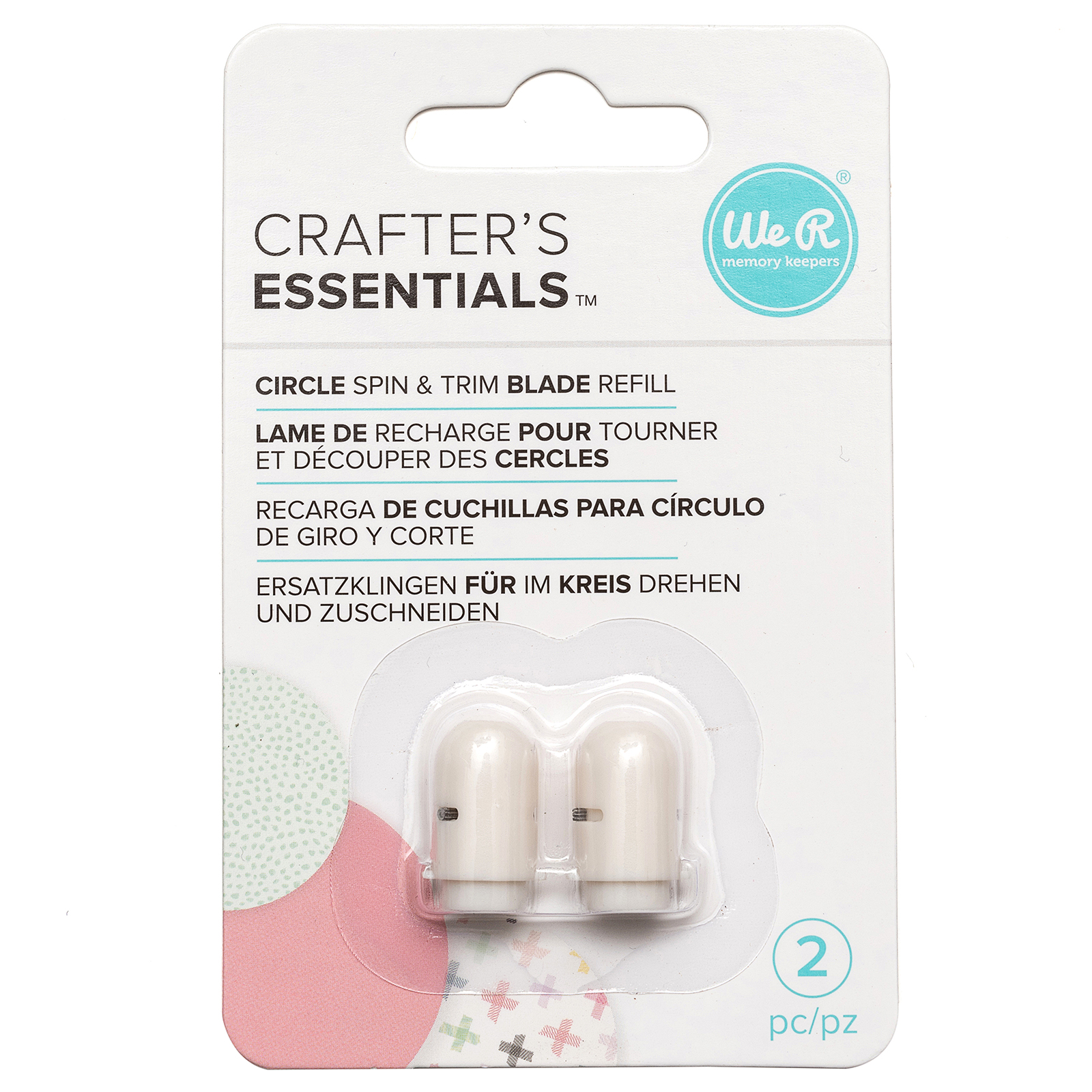 We R Makers • Circle Spin & Trimmer Refill Blades 2Pezzi
