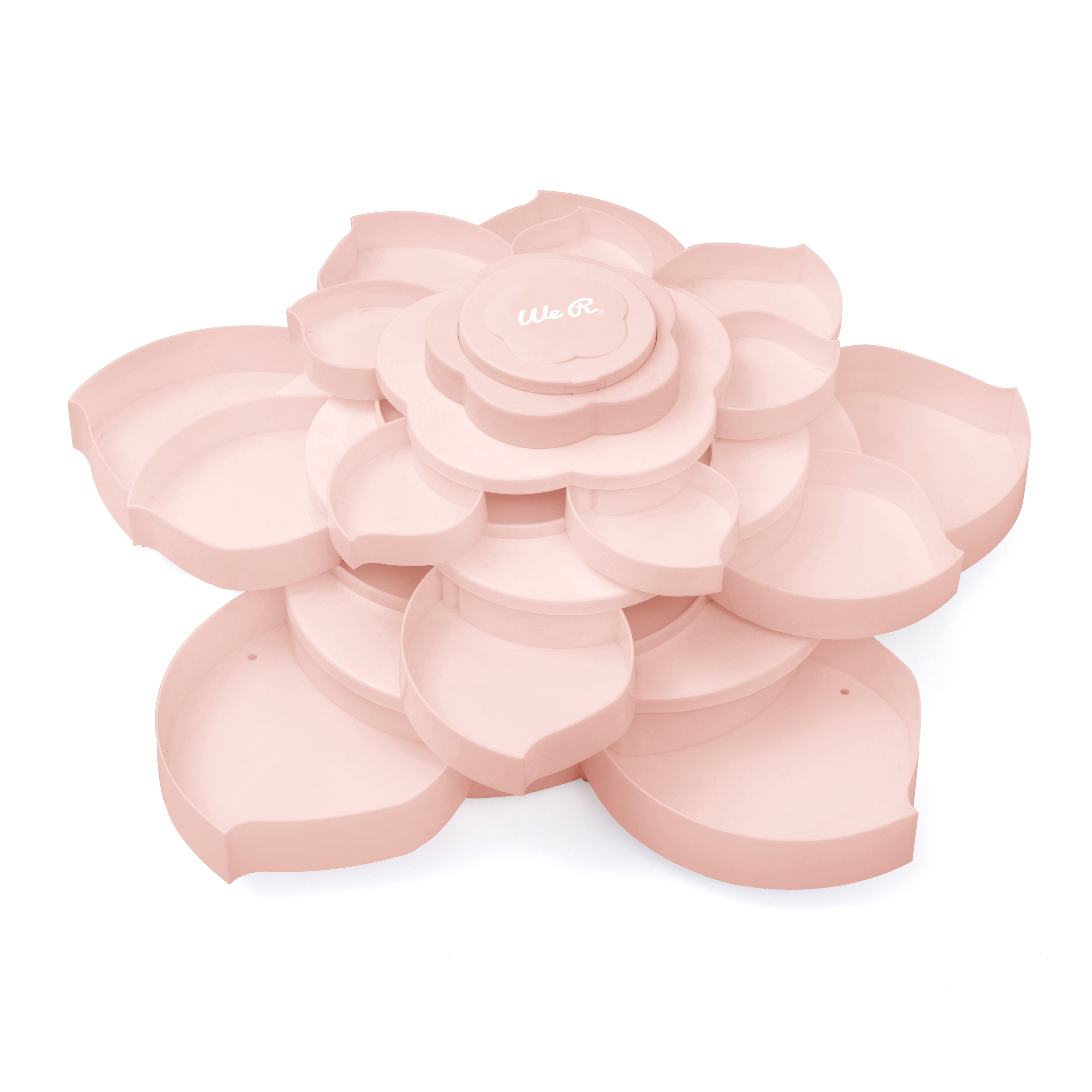 We R Makers • Embellishment storage bloom Pink 28,70x28,70x16,51cm