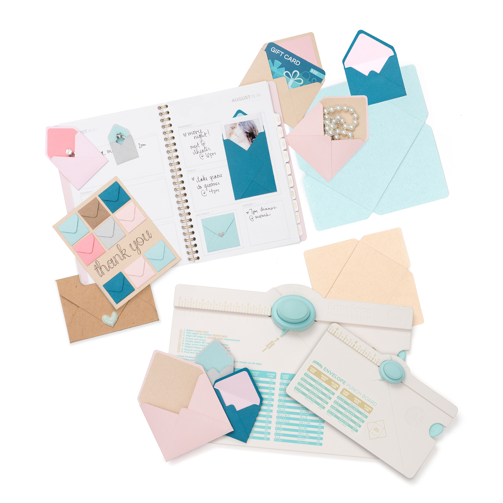 Vaessen Creative Card and Envelope Maker Craft Paper Craft 