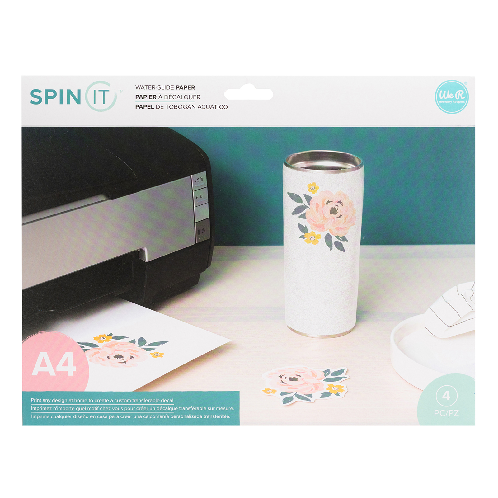 We R Makers • Spin IT water-slide paper