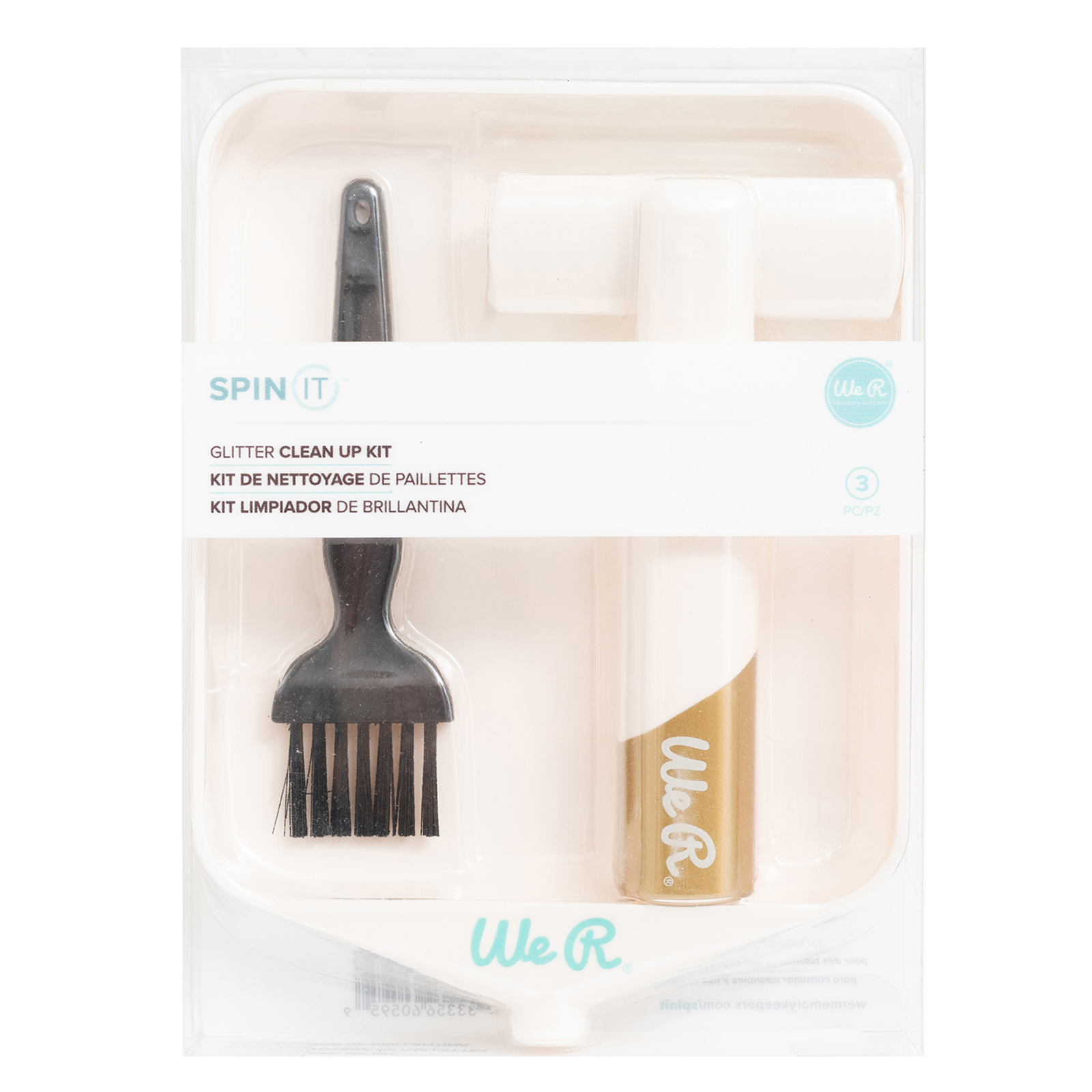 We R Makers • Spin It Glitter Clean Up Kit