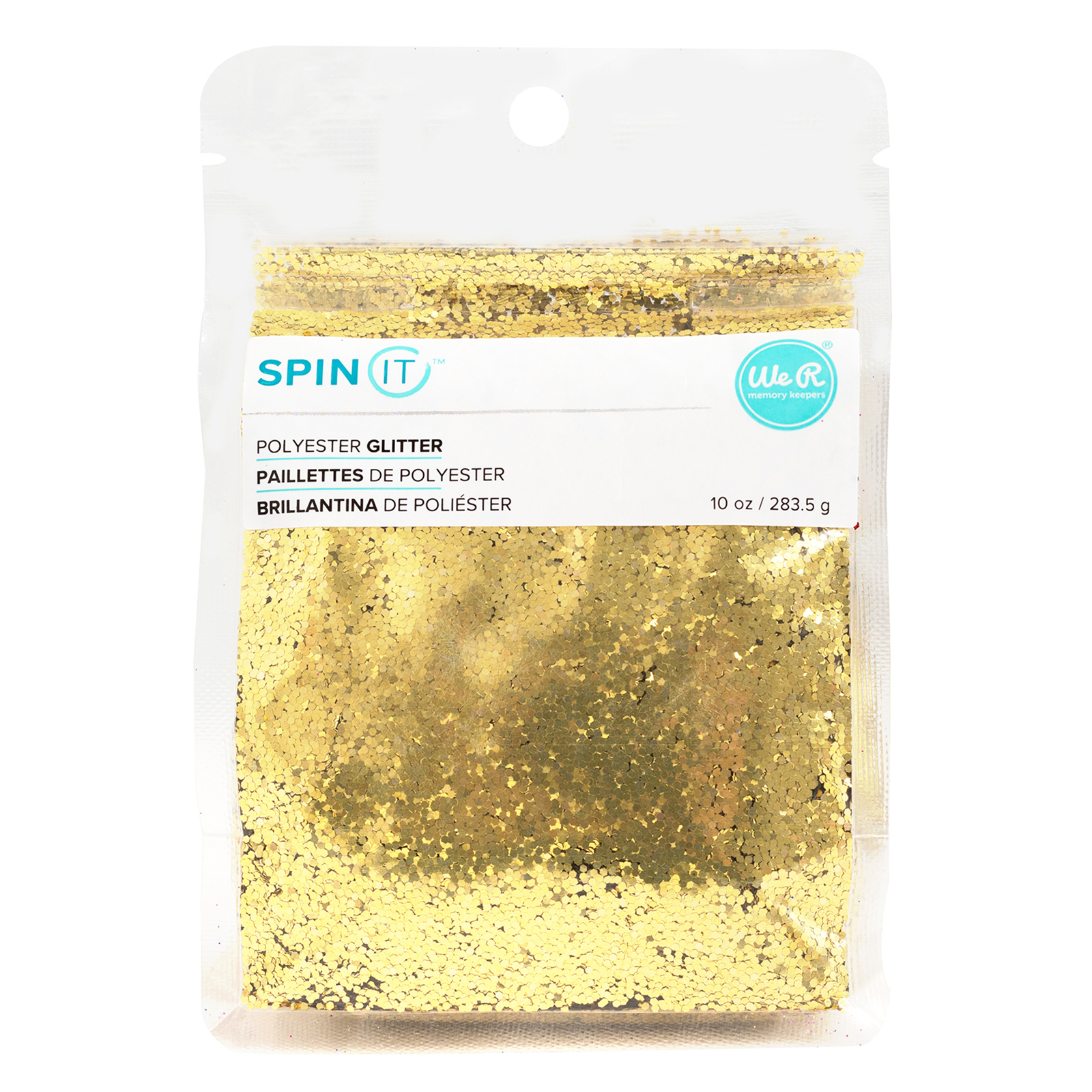 We R Makers • Spin IT super chunky glitter Gold