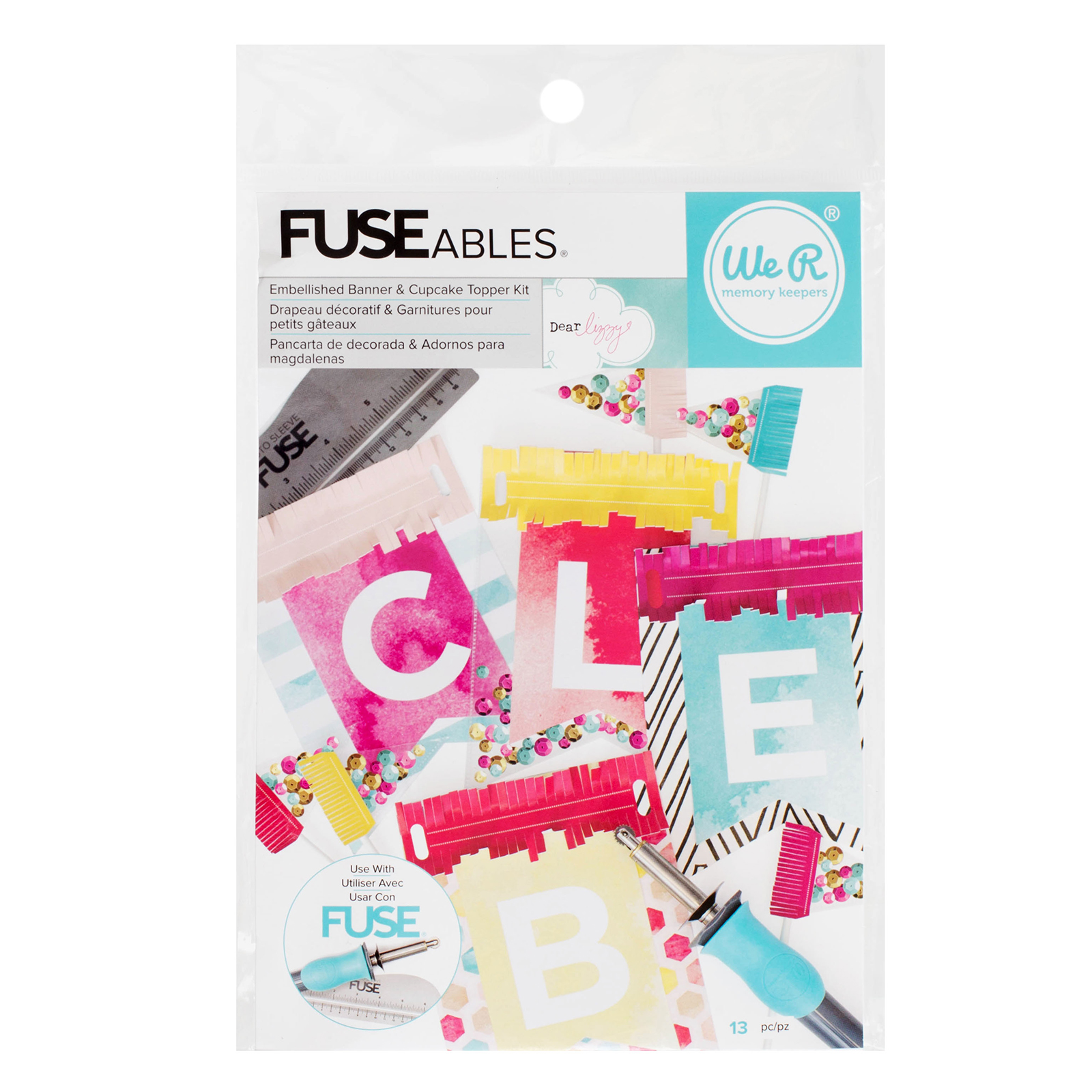 We R Makers • Banner kit FUSEables Dear Lizzy 13pcs