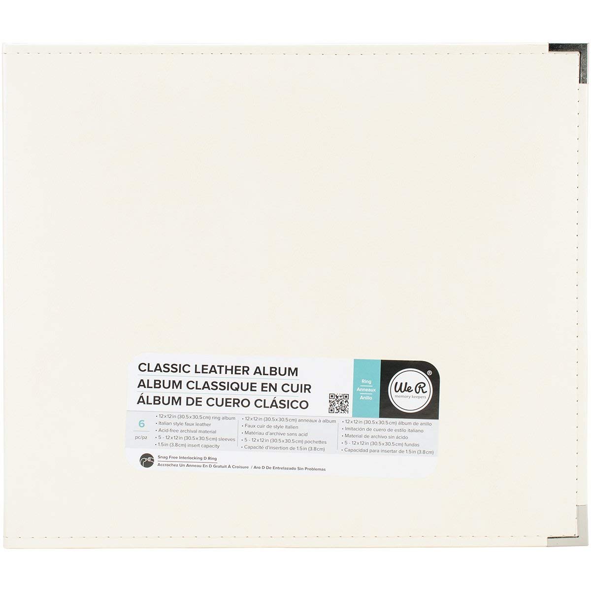 We R Makers • Classic Leather Ring Album Vanilla 30,5x30,5cm