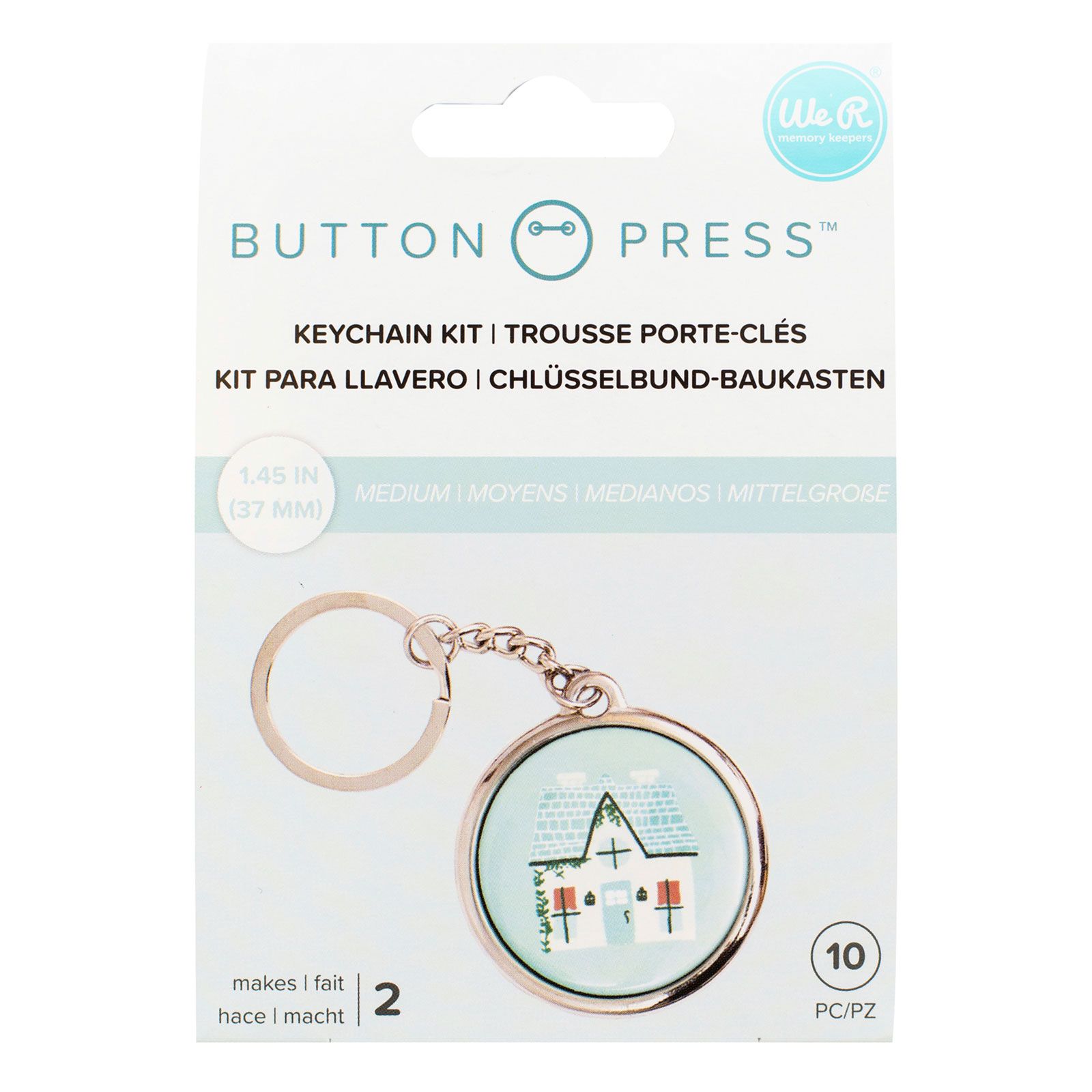 We R Makers • Button press Keychain kit