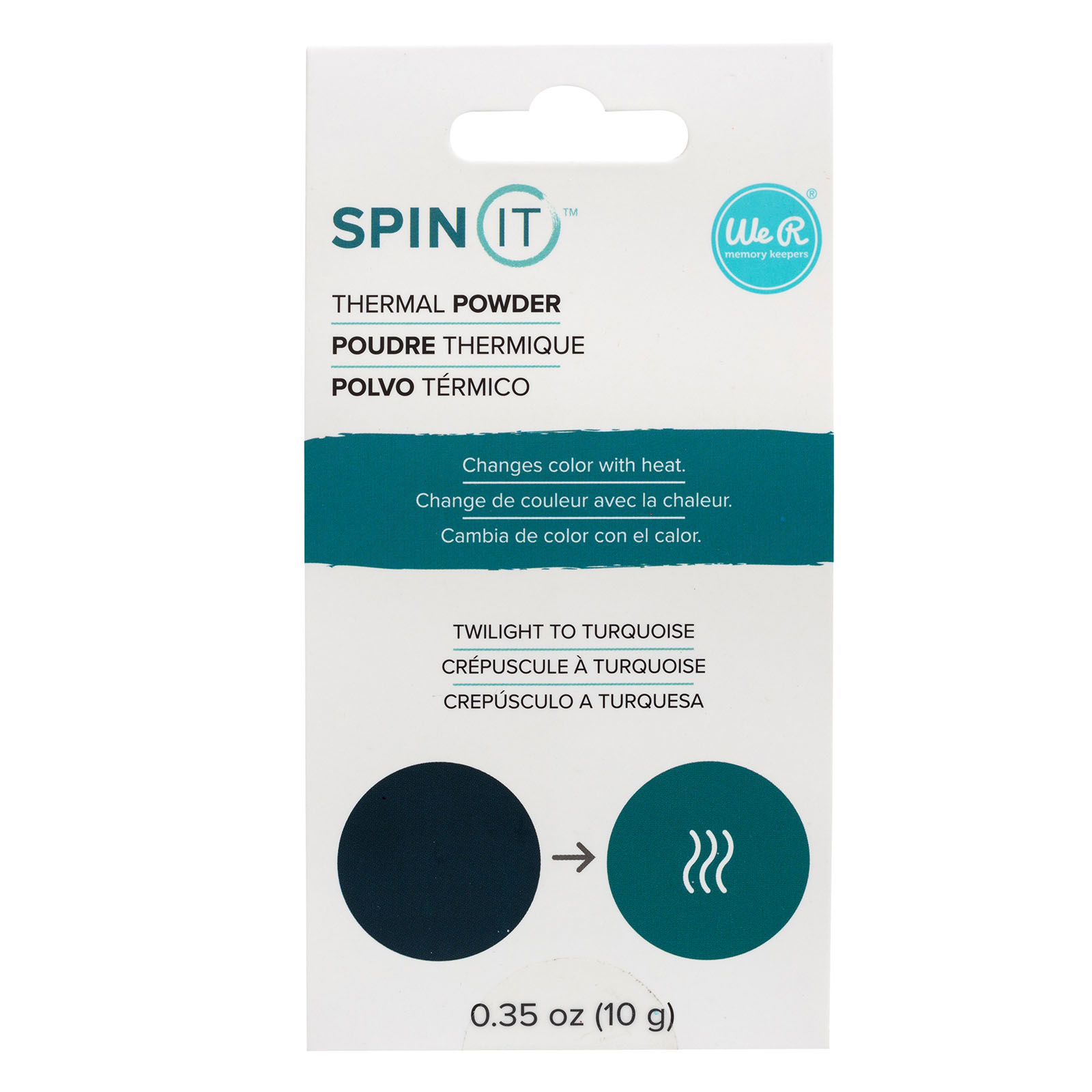 We R Makers • Spin IT thermal powder Twilight to Turquois