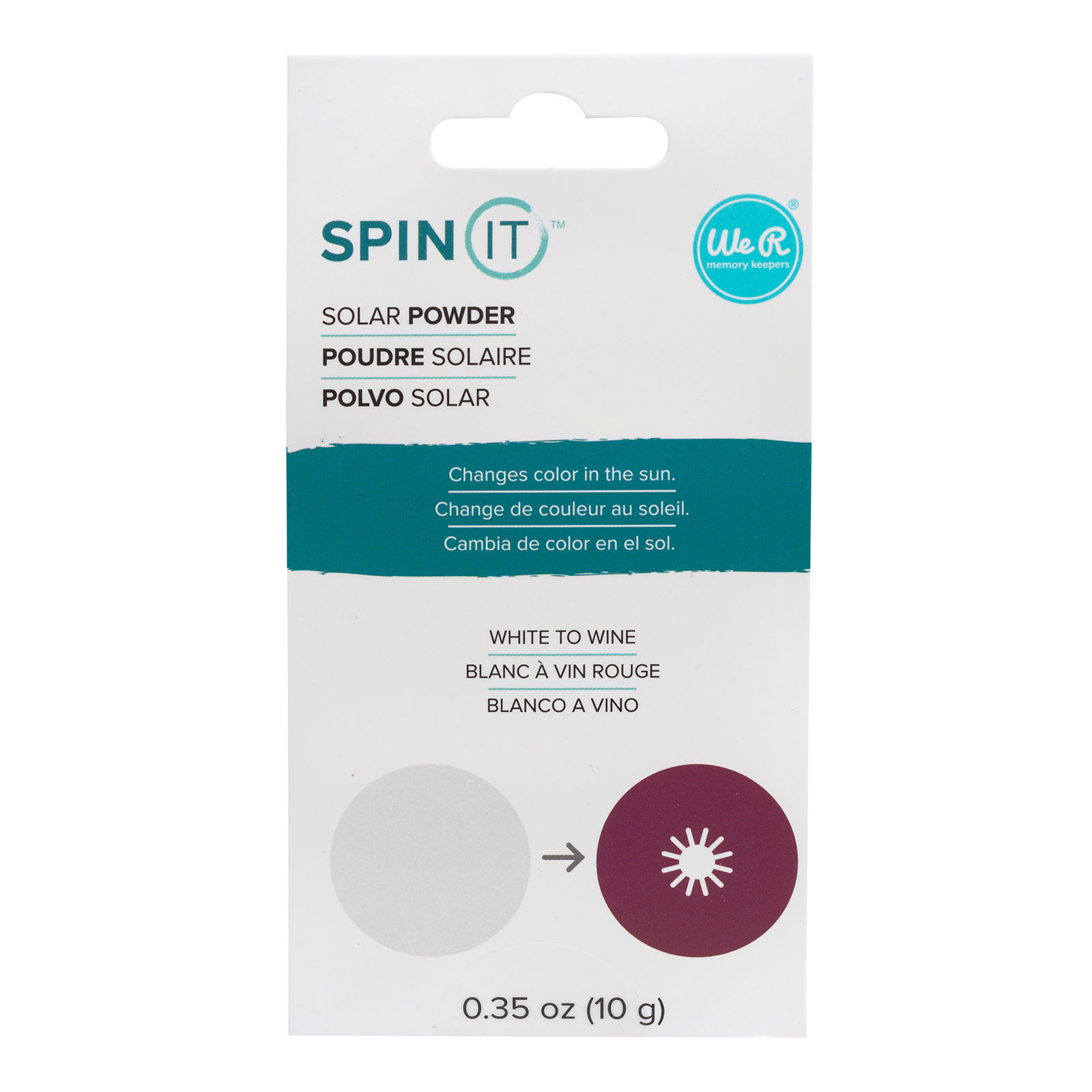 We R Makers • Spin IT solar powder White to Wine