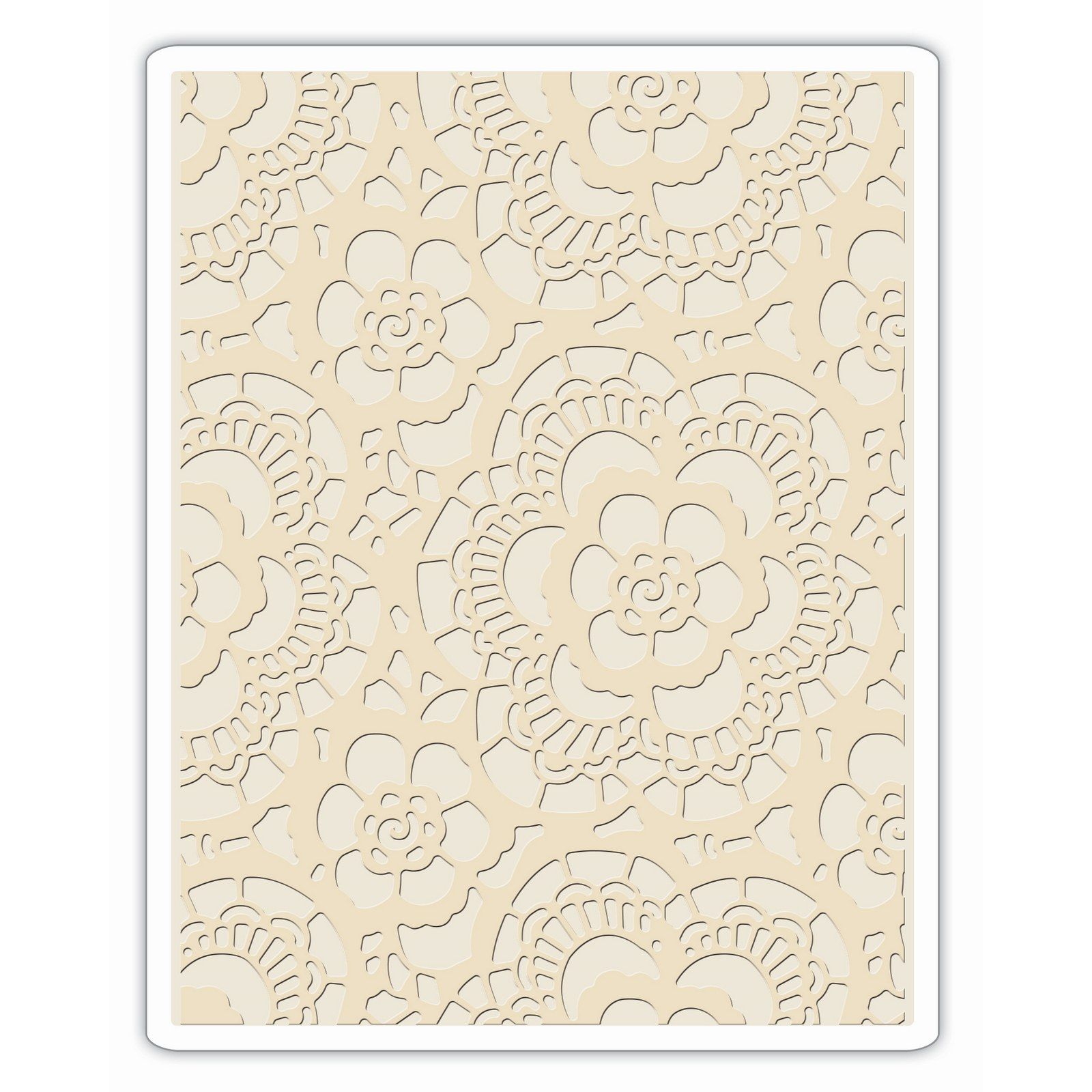 Sizzix • Tim Holtz Textured Fades Embossing Folder Lace