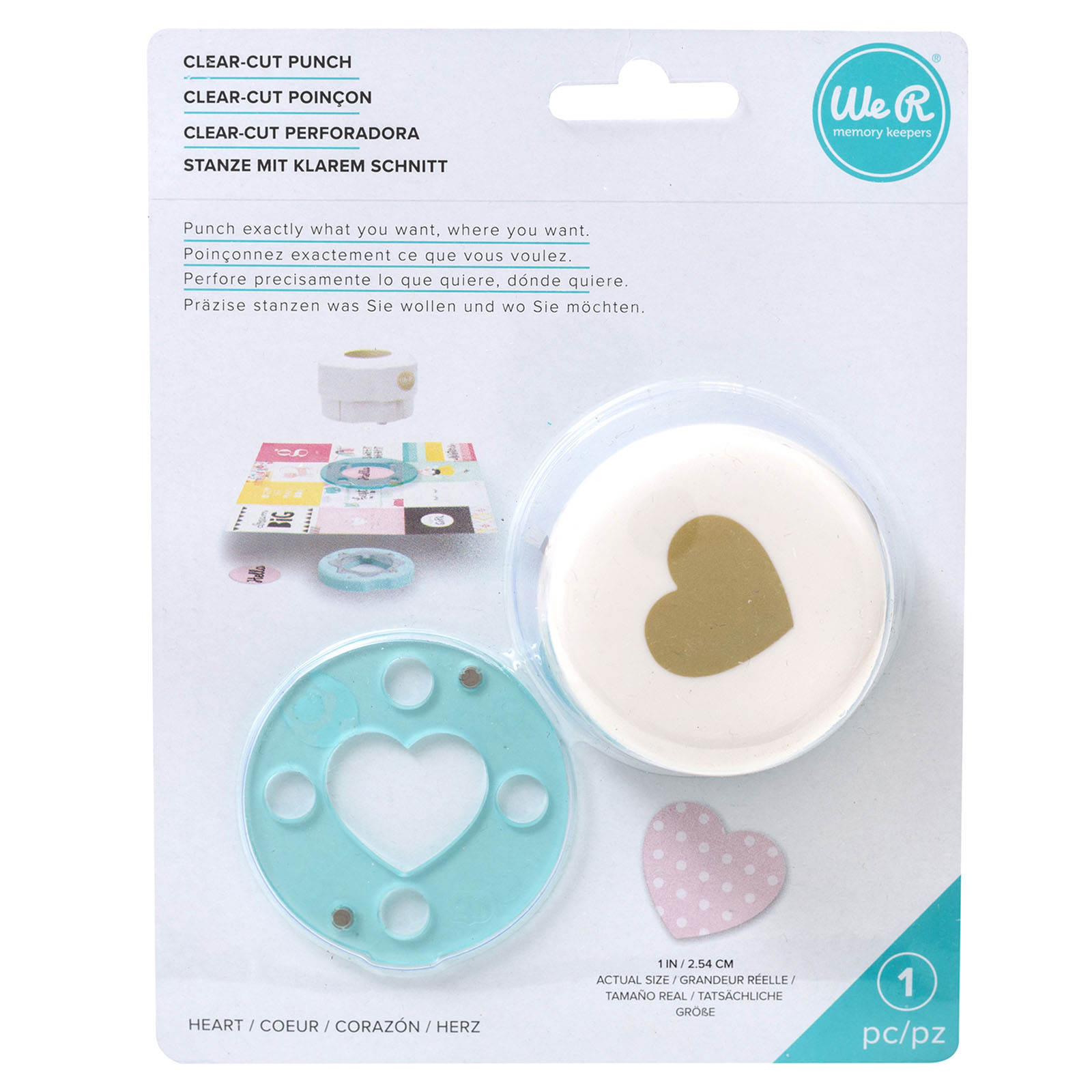 We R Makers • Clear Cut Punch Heart