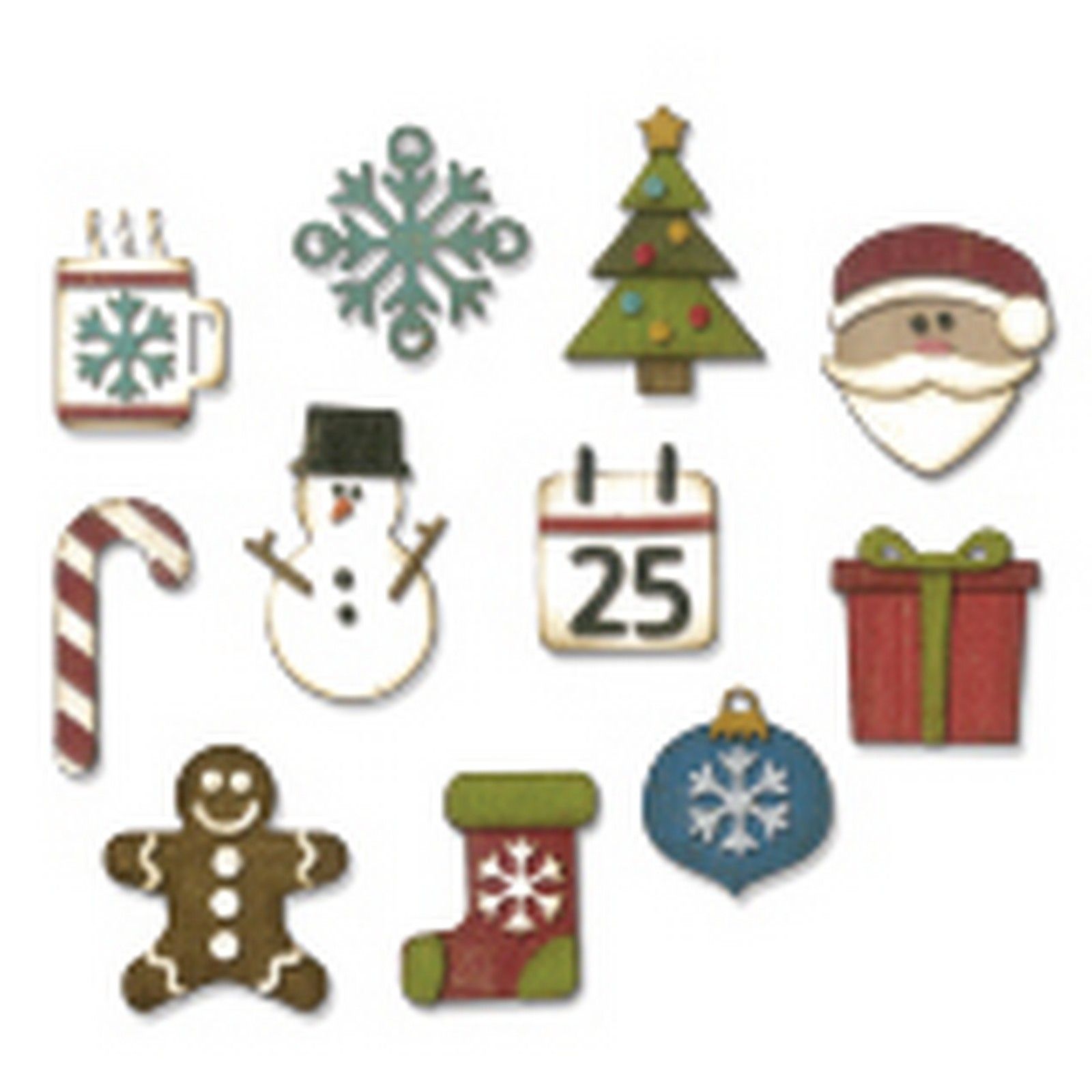 Sizzix • Thinlits Die Set 11pcs Mini Christmas Things by Tim Holtz