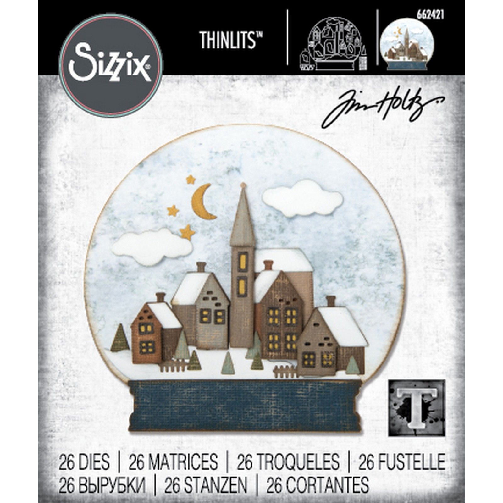 Sizzix • Thinlits Die Set 26pcs Snowglobe #2 by Tim Holtz